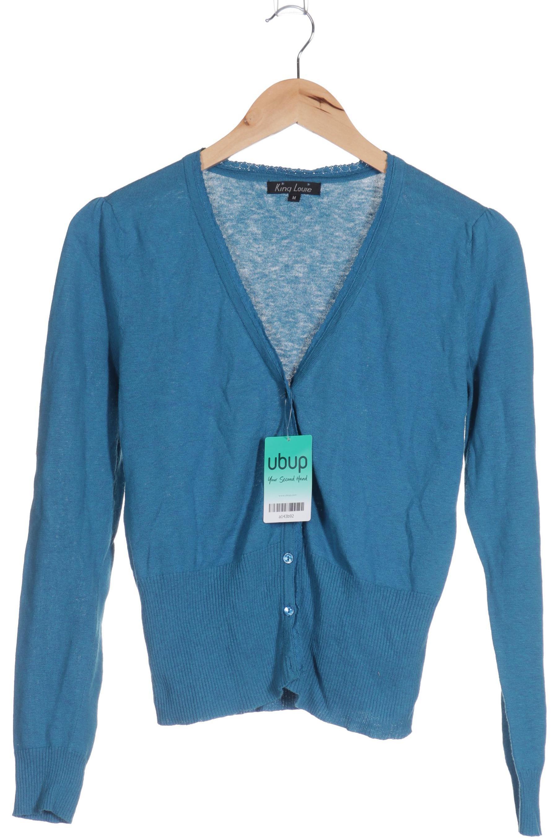 

King Louie Damen Strickjacke, blau, Gr.
