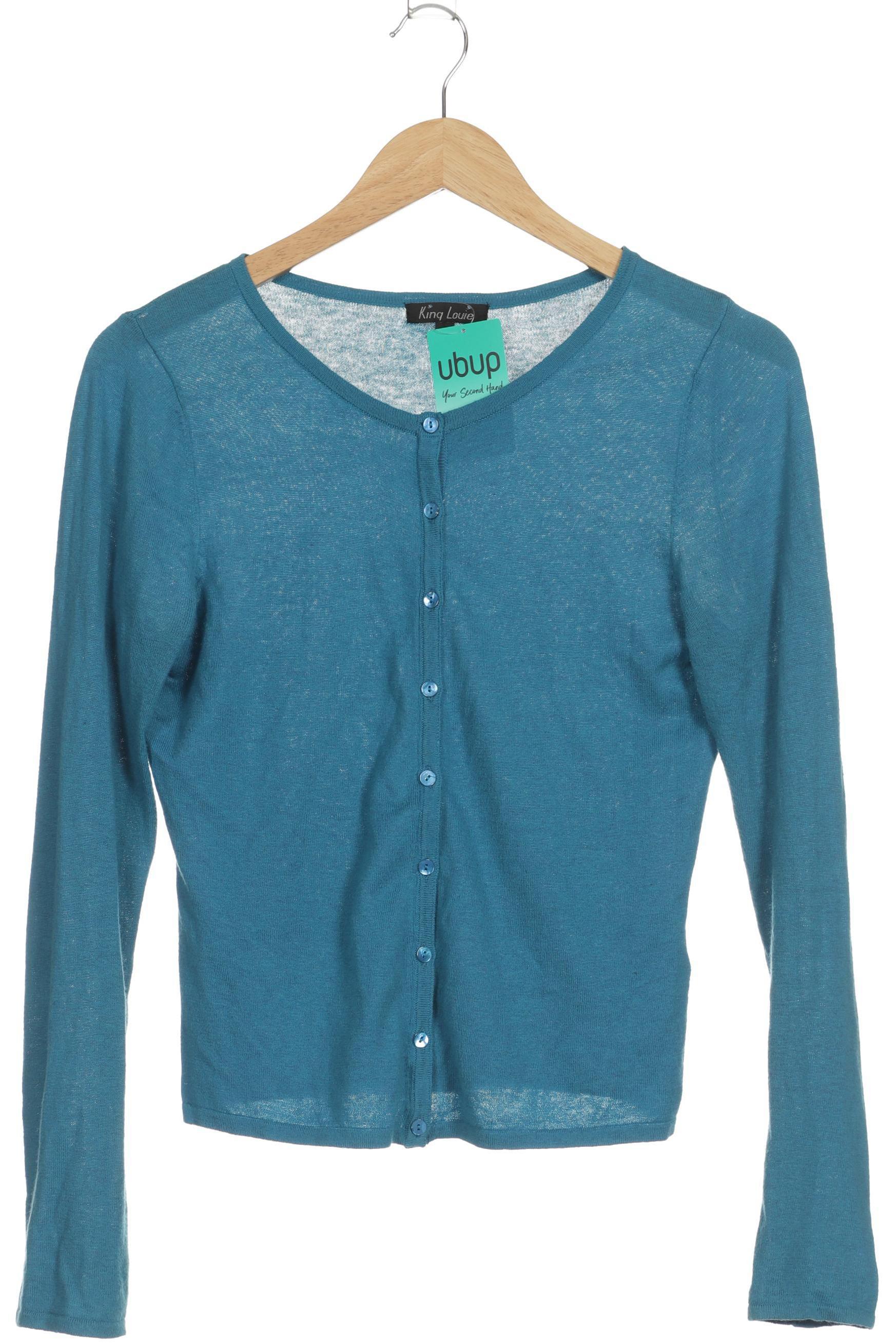 

King Louie Damen Strickjacke, blau, Gr.