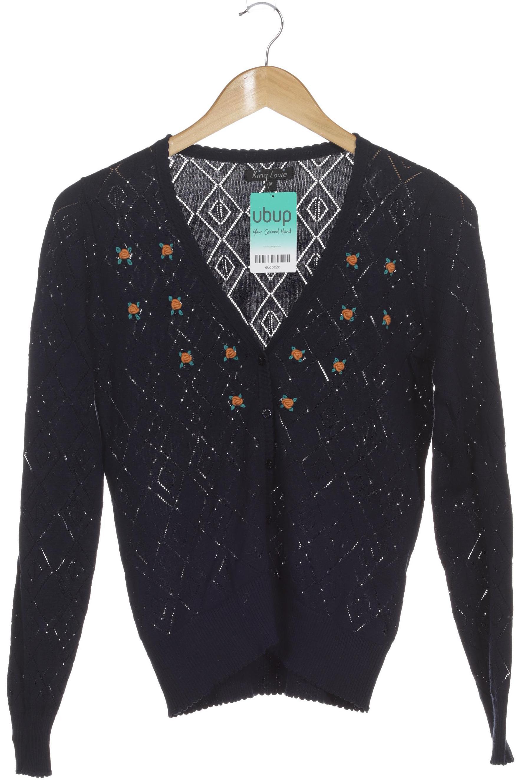 

King Louie Damen Strickjacke, blau, Gr.