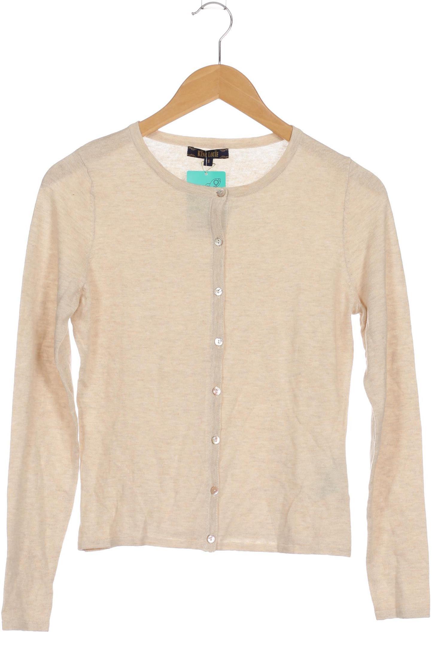 

King Louie Damen Strickjacke, beige, Gr.
