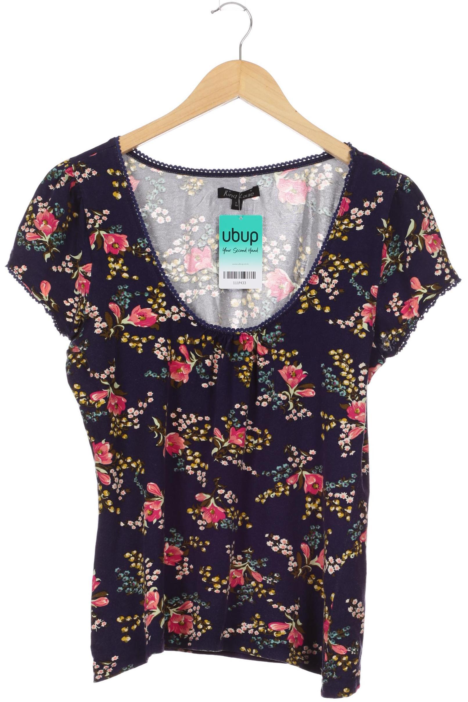 

King Louie Damen T-Shirt, blau, Gr.