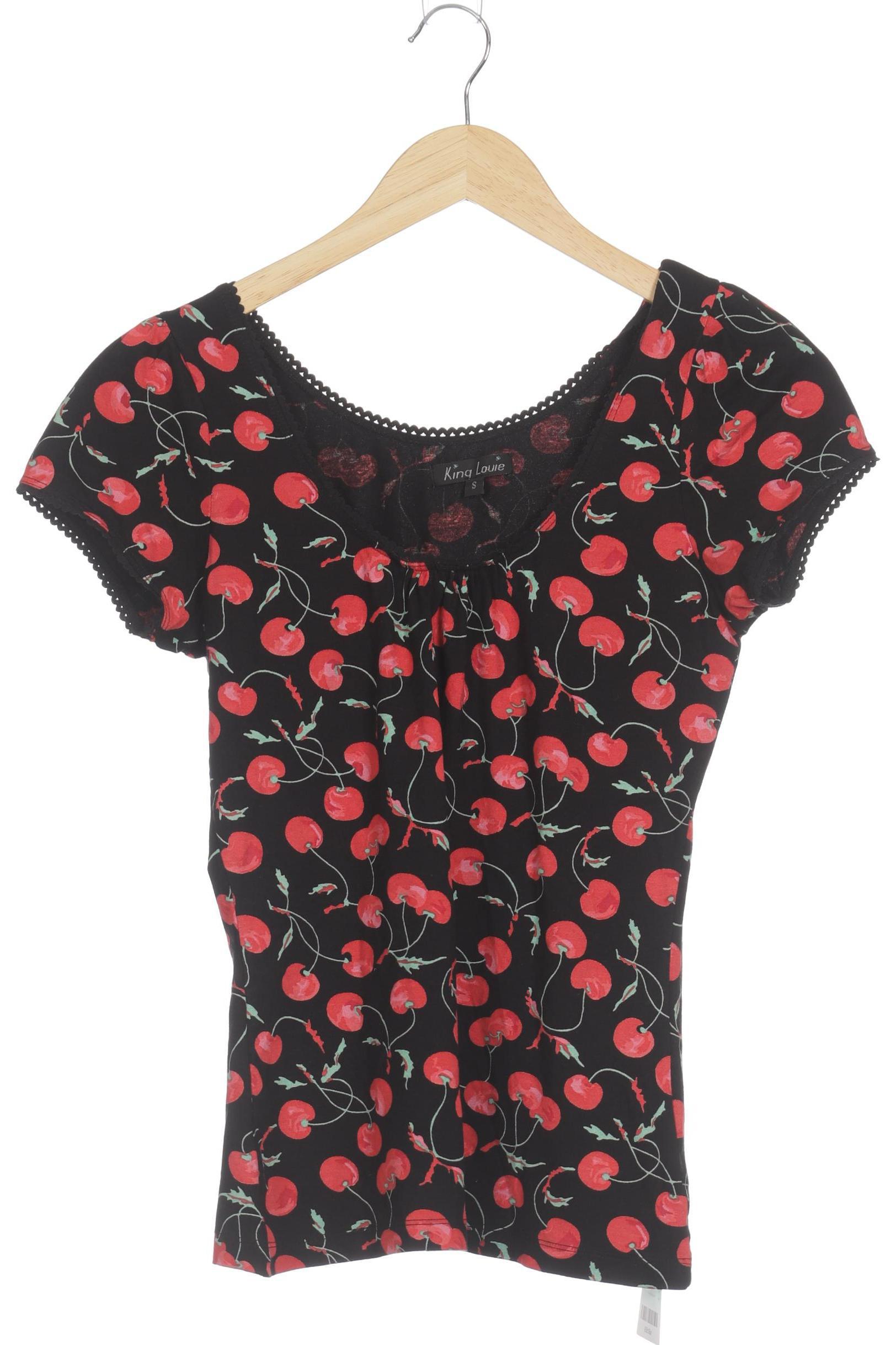 

King Louie Damen T-Shirt, schwarz, Gr.