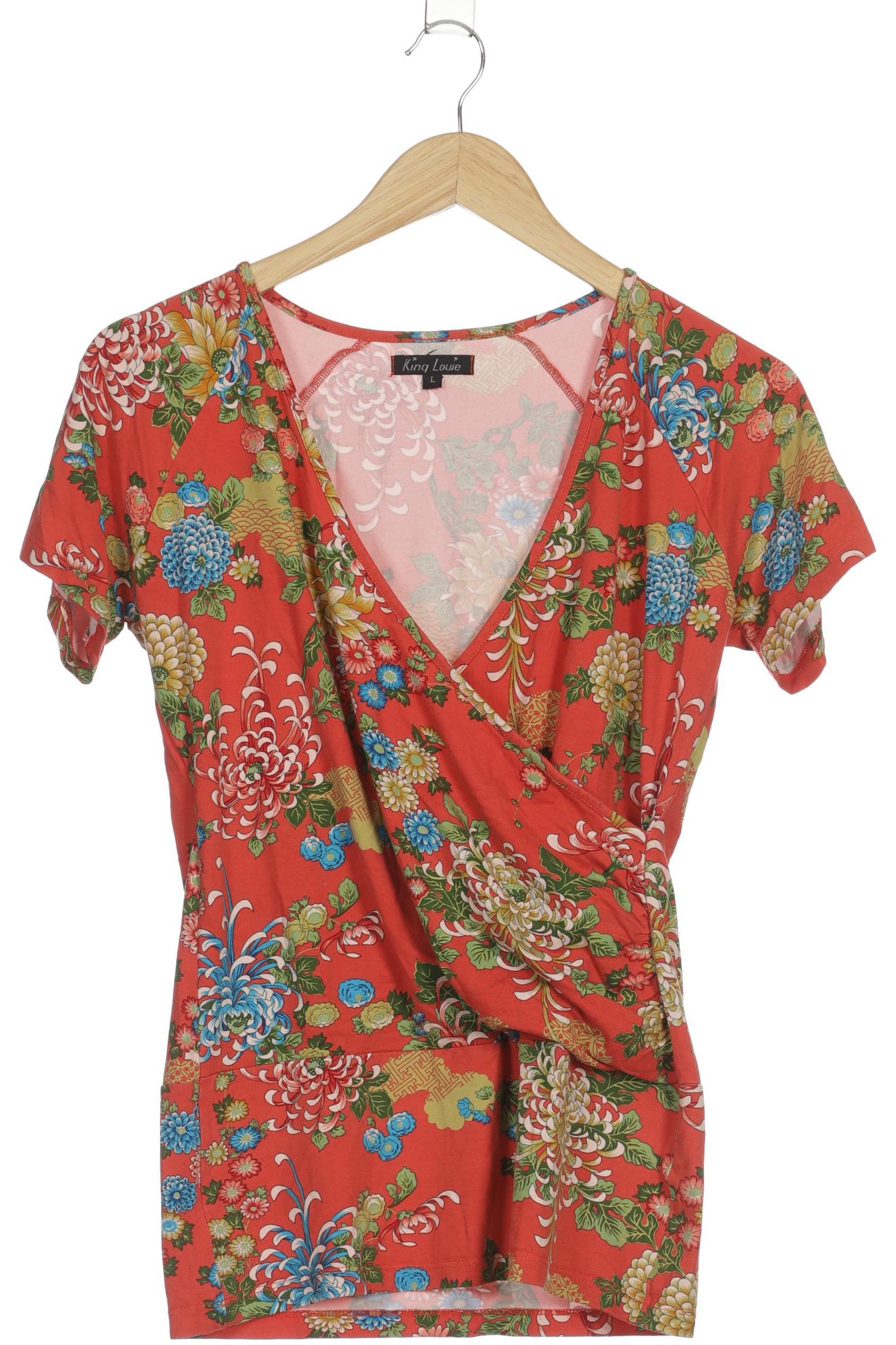 

King Louie Damen T-Shirt, rot, Gr.