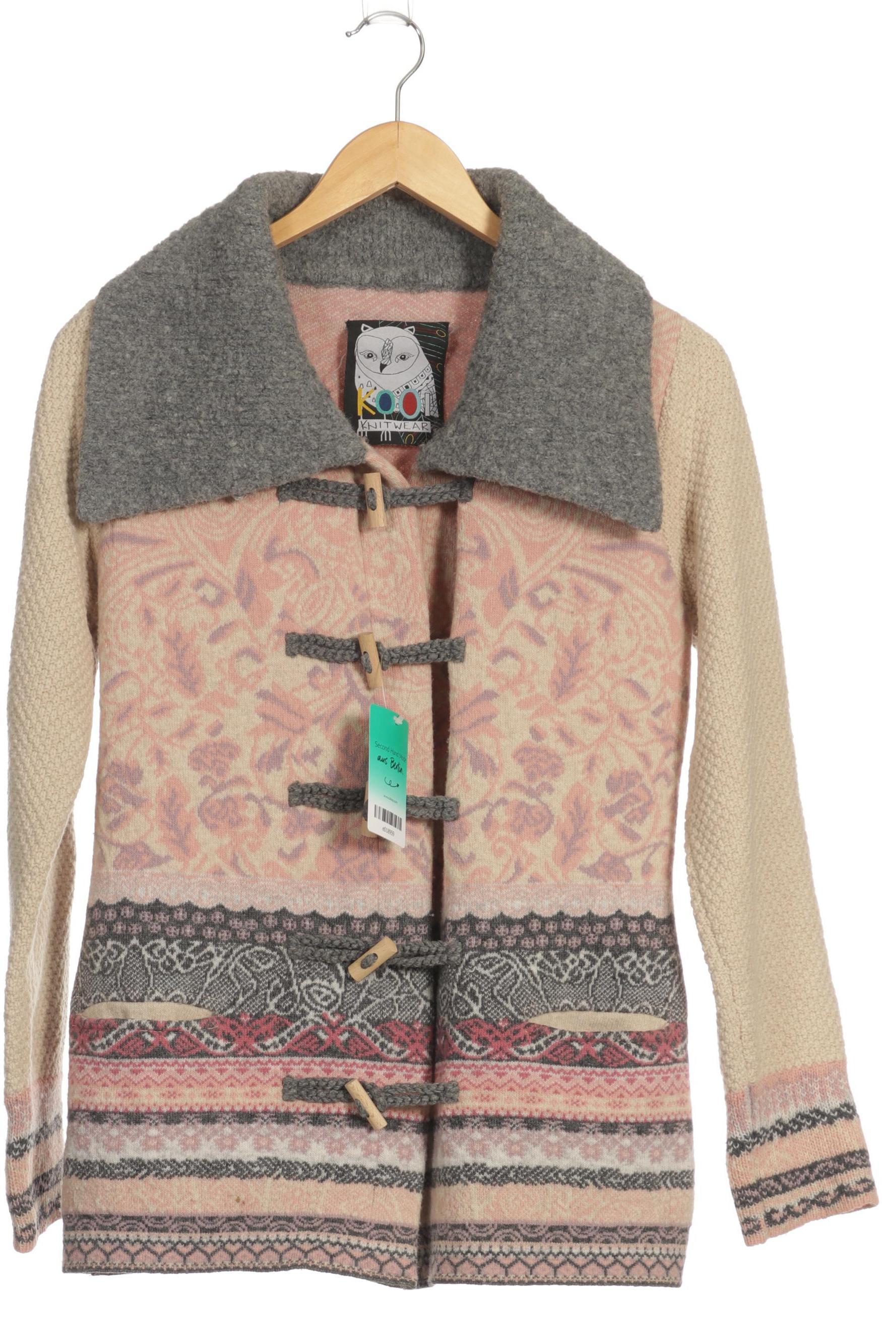 

Kooi Damen Strickjacke, beige, Gr. 38
