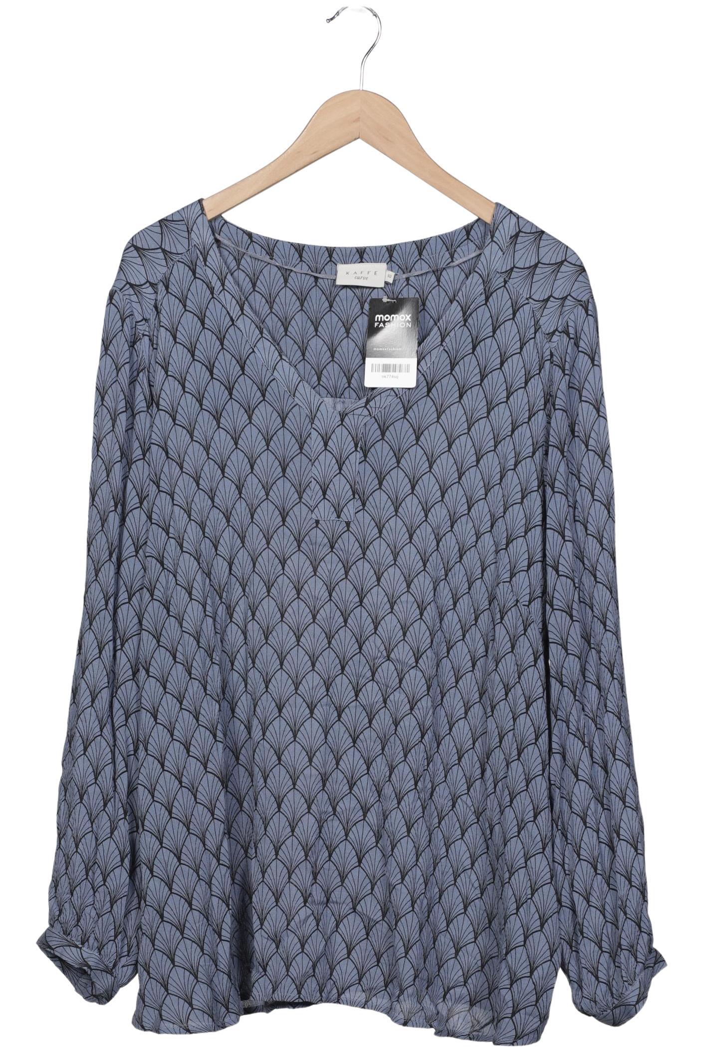 

Kaffe Damen Bluse, blau, Gr. 52