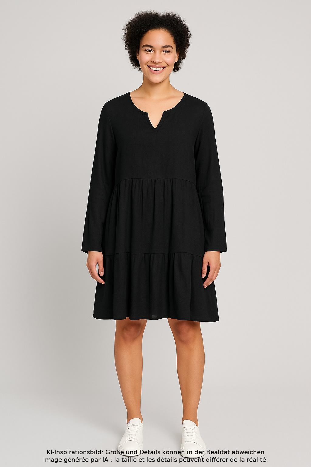 

Kaffe Damen Kleid, schwarz, Gr. 34