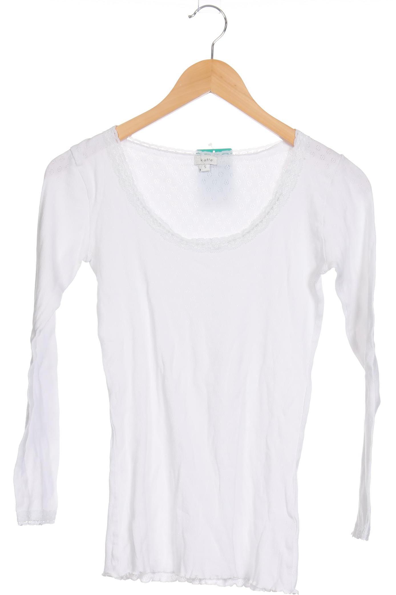 

Kaffe Damen Langarmshirt, weiß, Gr.