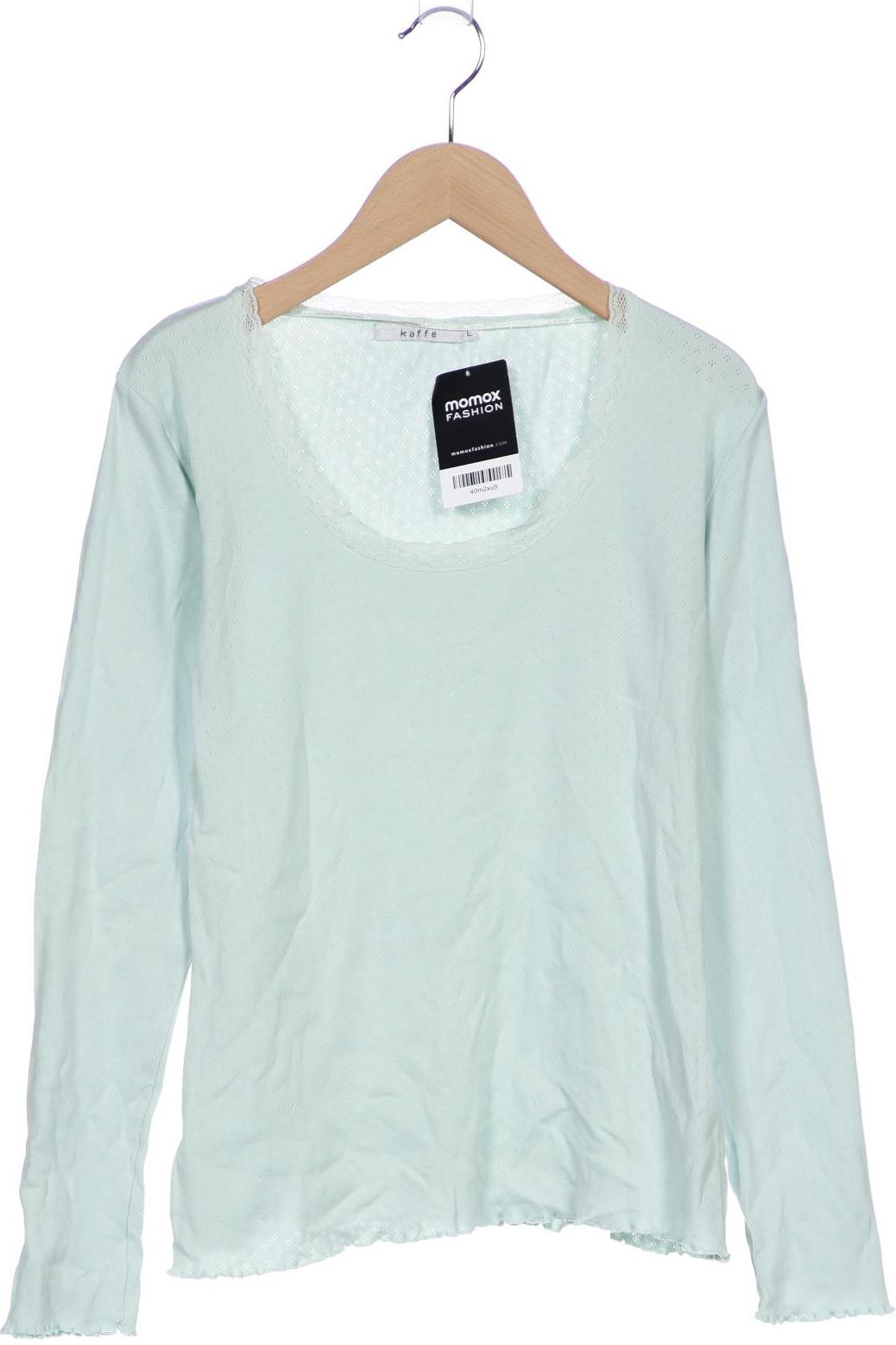 

Kaffe Damen Langarmshirt, türkis, Gr. 42