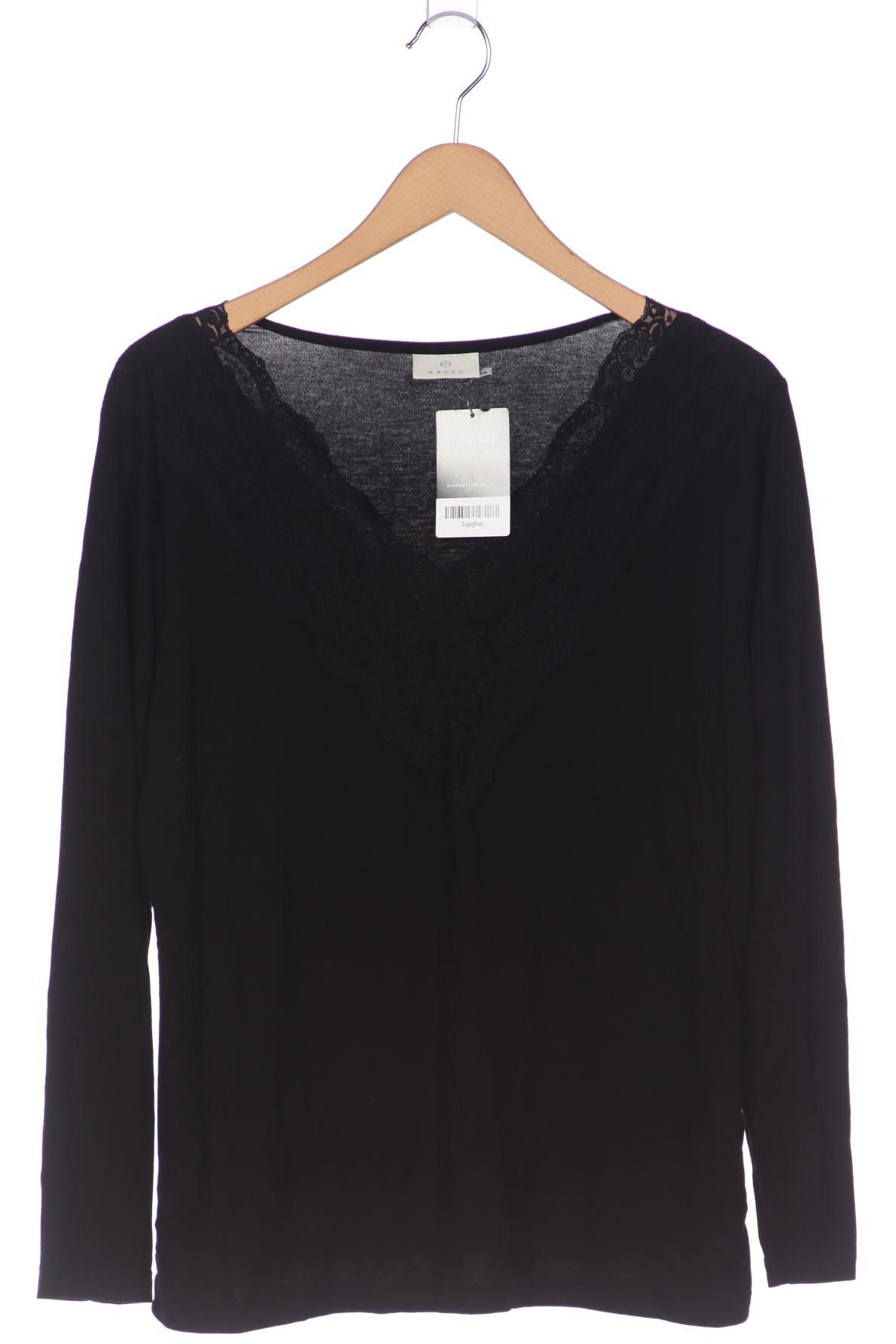 

Kaffe Damen Langarmshirt, schwarz, Gr. 46