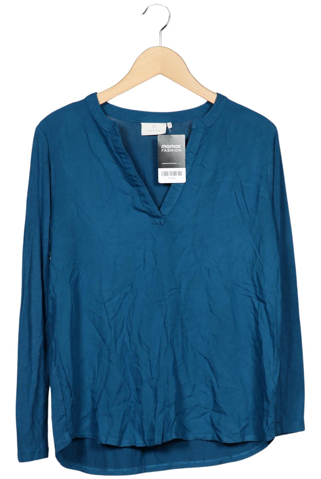 

Kaffe Damen Langarmshirt, türkis, Gr. 38