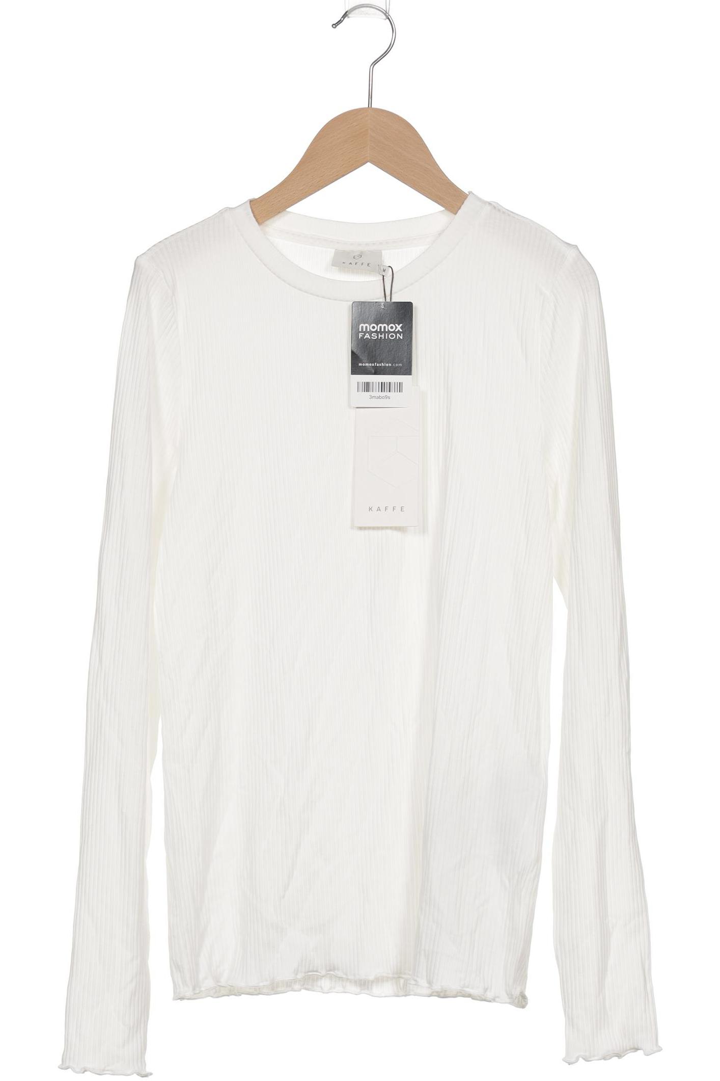 

Kaffe Damen Langarmshirt, weiß, Gr. 38