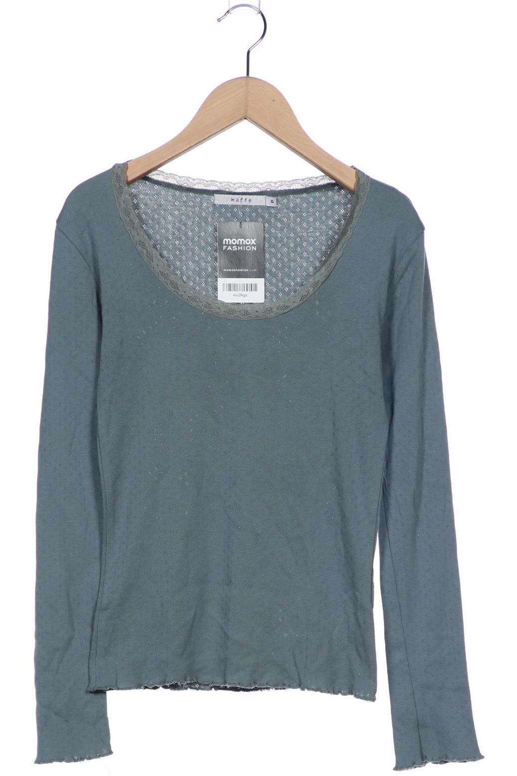 

Kaffe Damen Langarmshirt, türkis, Gr. 36