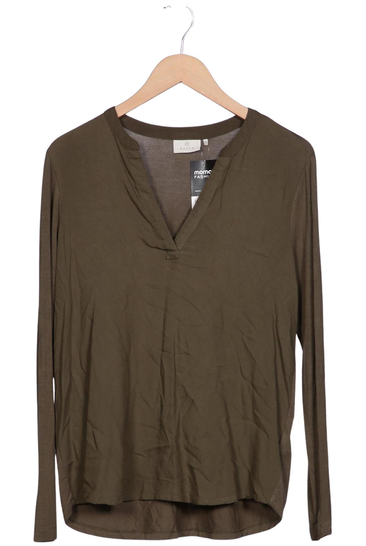 

Kaffe Damen Langarmshirt, grün, Gr. 36