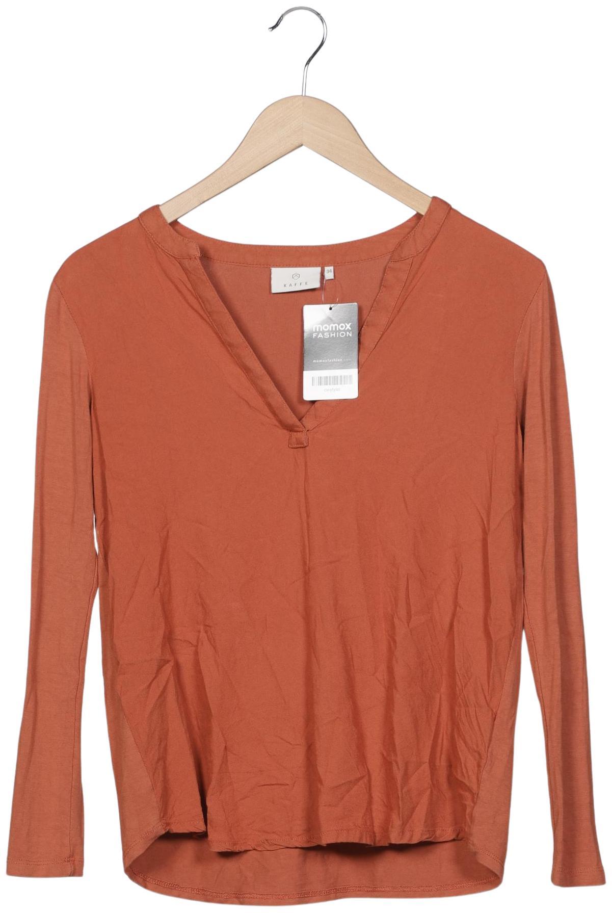

Kaffe Damen Langarmshirt, orange, Gr. 34