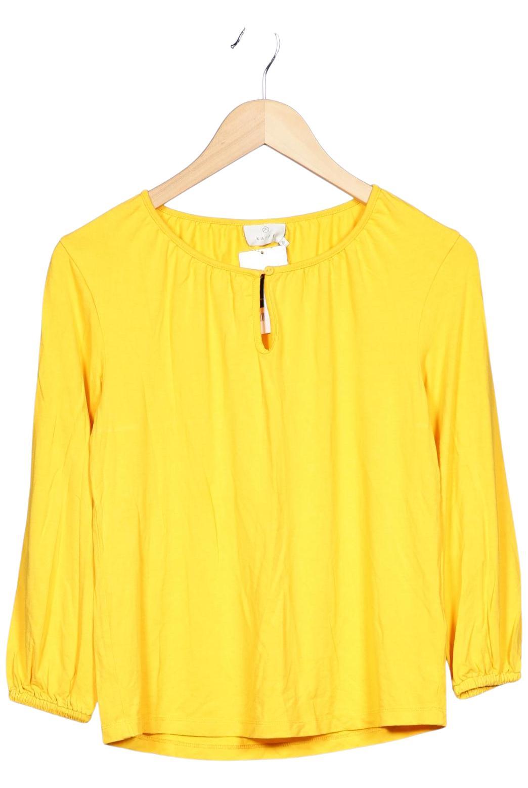 

Kaffe Damen Langarmshirt, gelb, Gr. 34