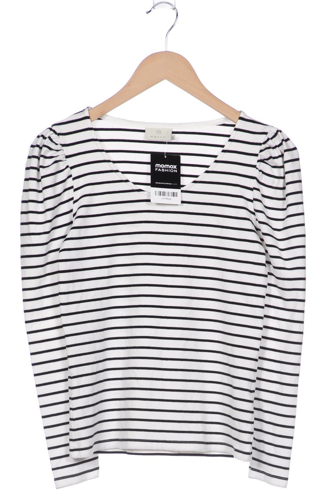

Kaffe Damen Langarmshirt, weiß, Gr. 38