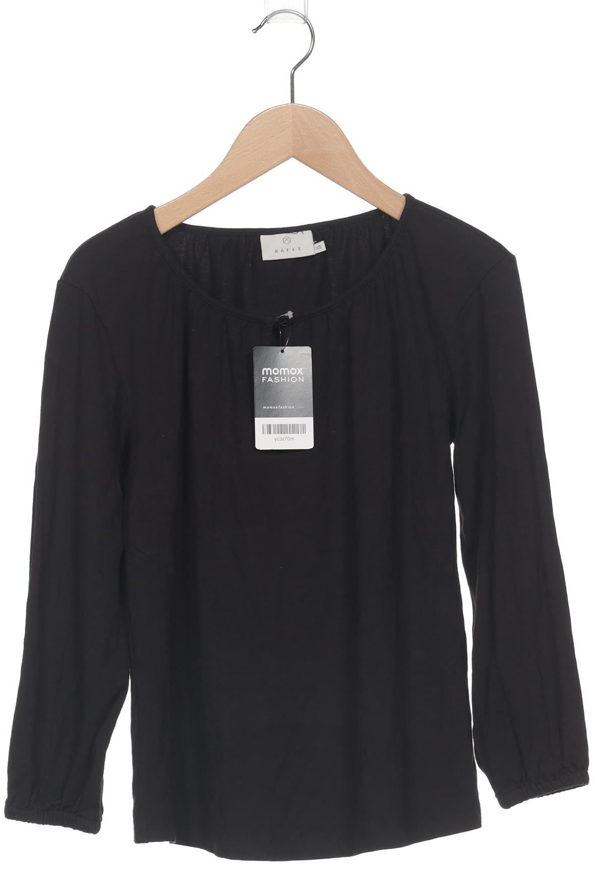 

Kaffe Damen Langarmshirt, schwarz, Gr. 34