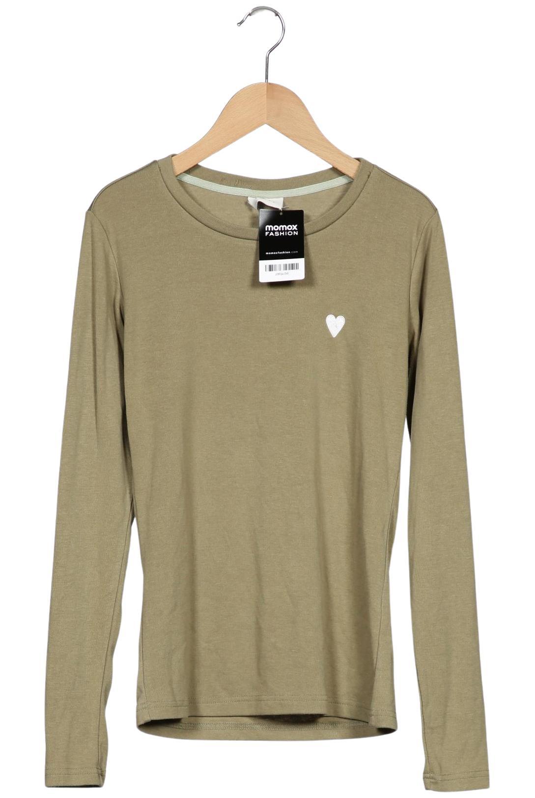 

Kaffe Damen Langarmshirt, grün, Gr. 34