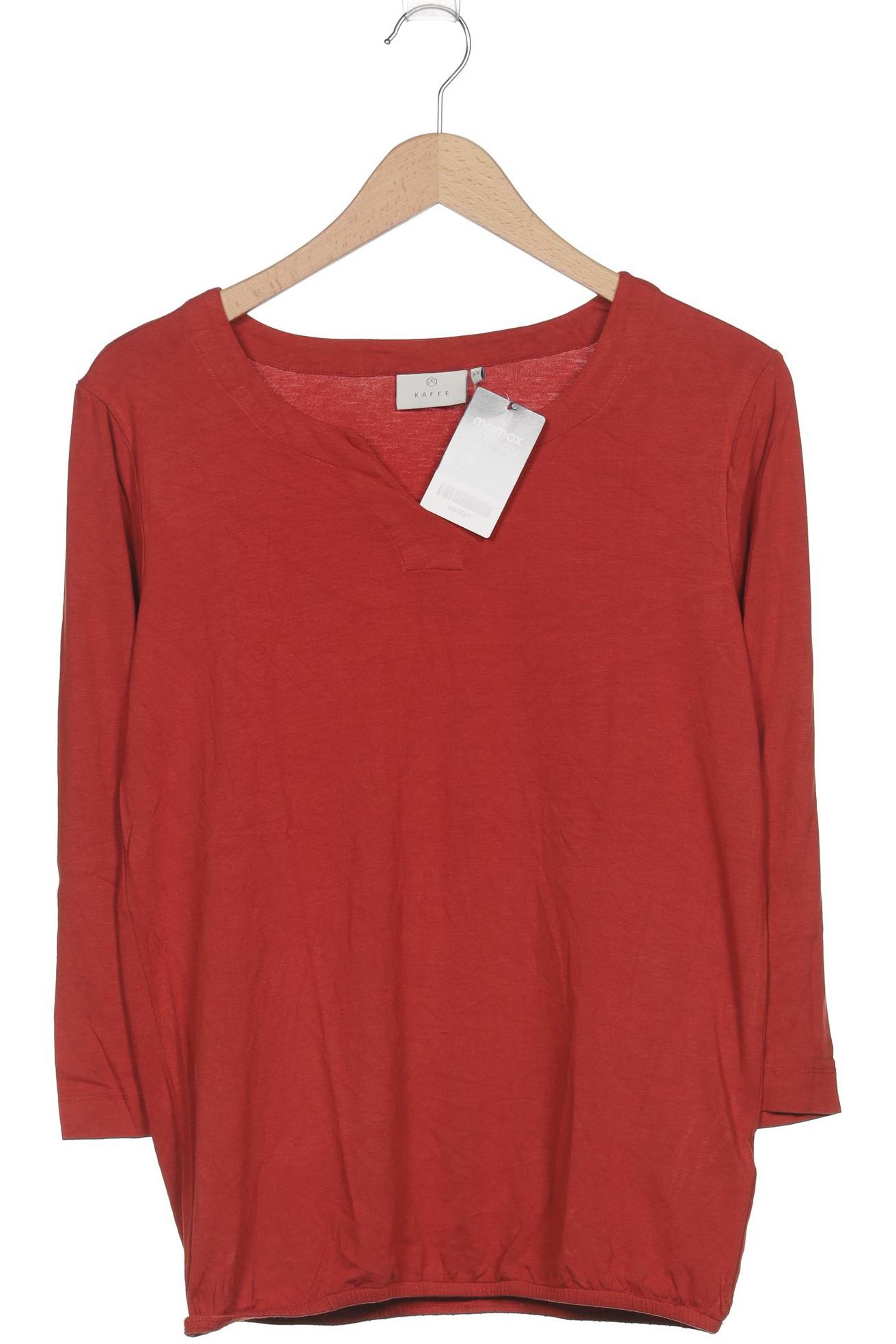 

Kaffe Damen Langarmshirt, rot, Gr. 34