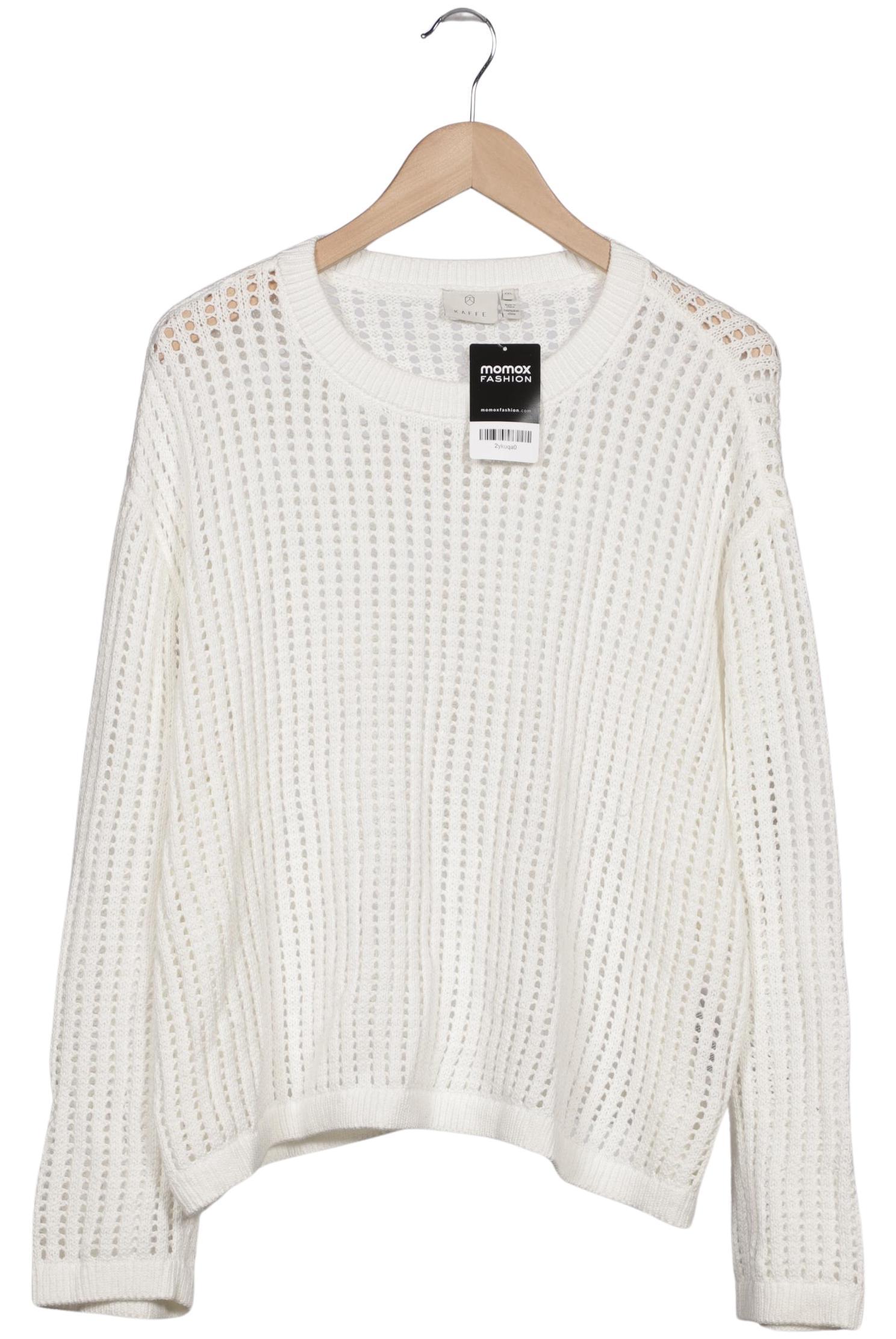 

Kaffe Damen Pullover, weiß, Gr. 46