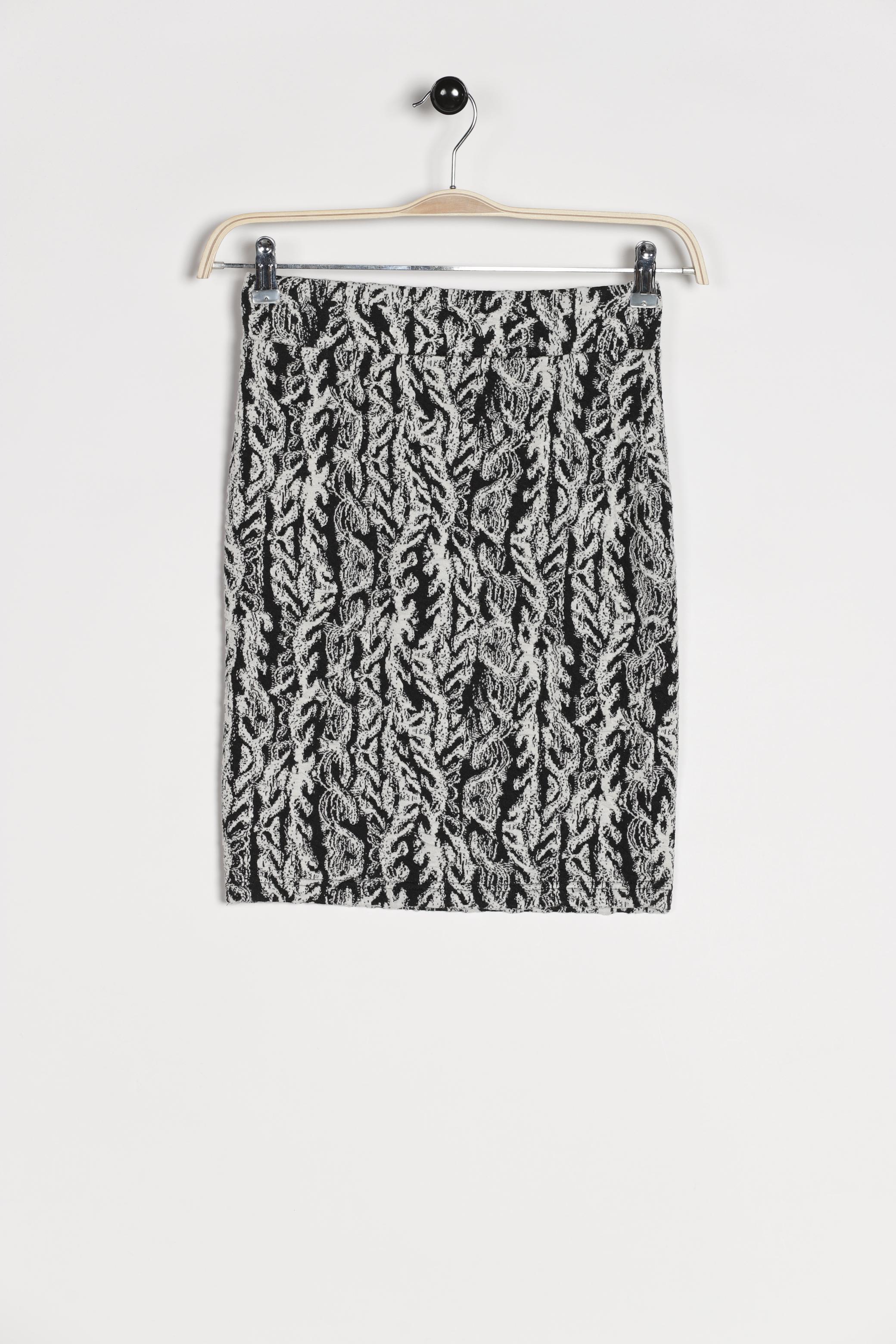 

Kaffe Damen Rock, schwarz