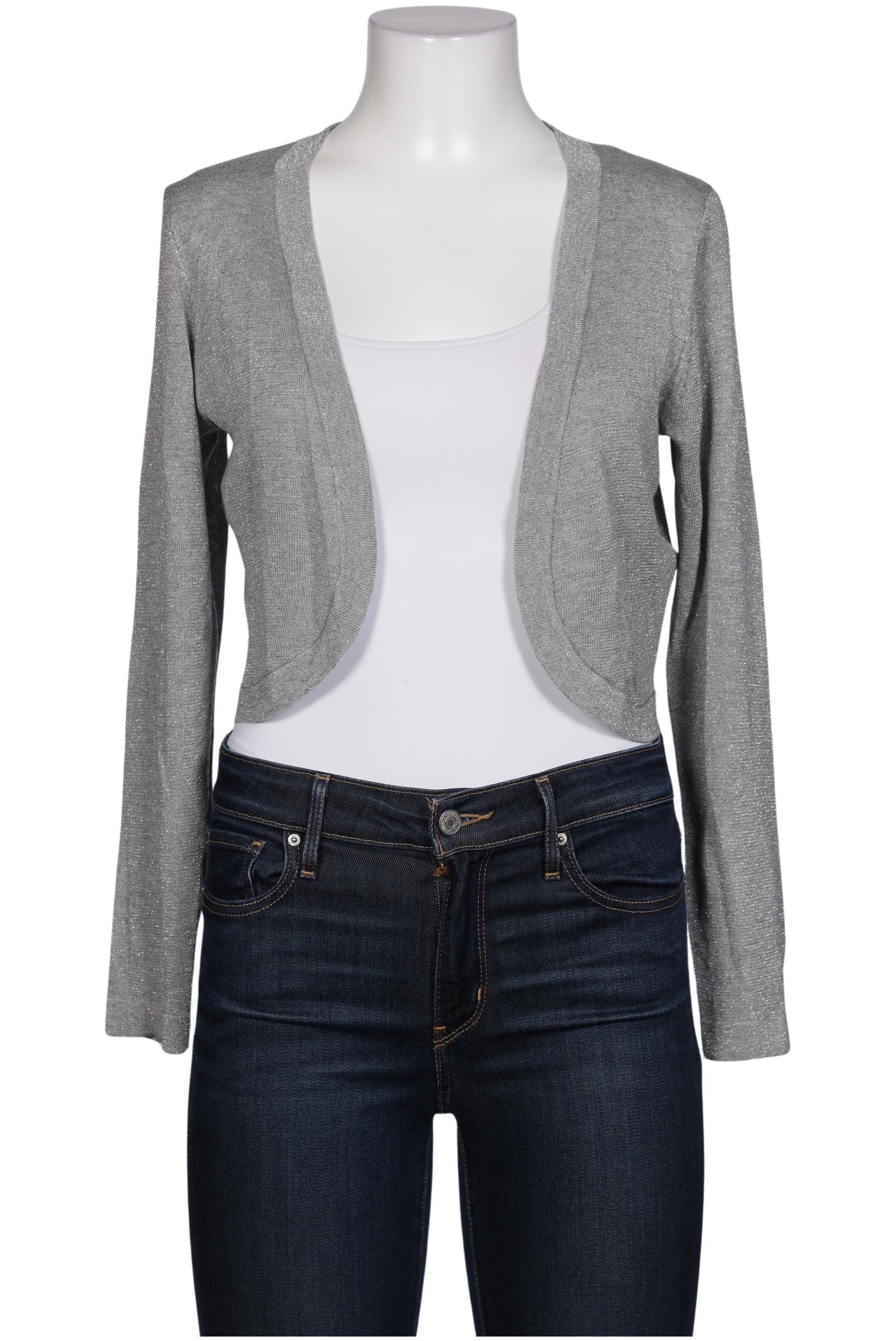 

Kaffe Damen Strickjacke, silber, Gr. 42
