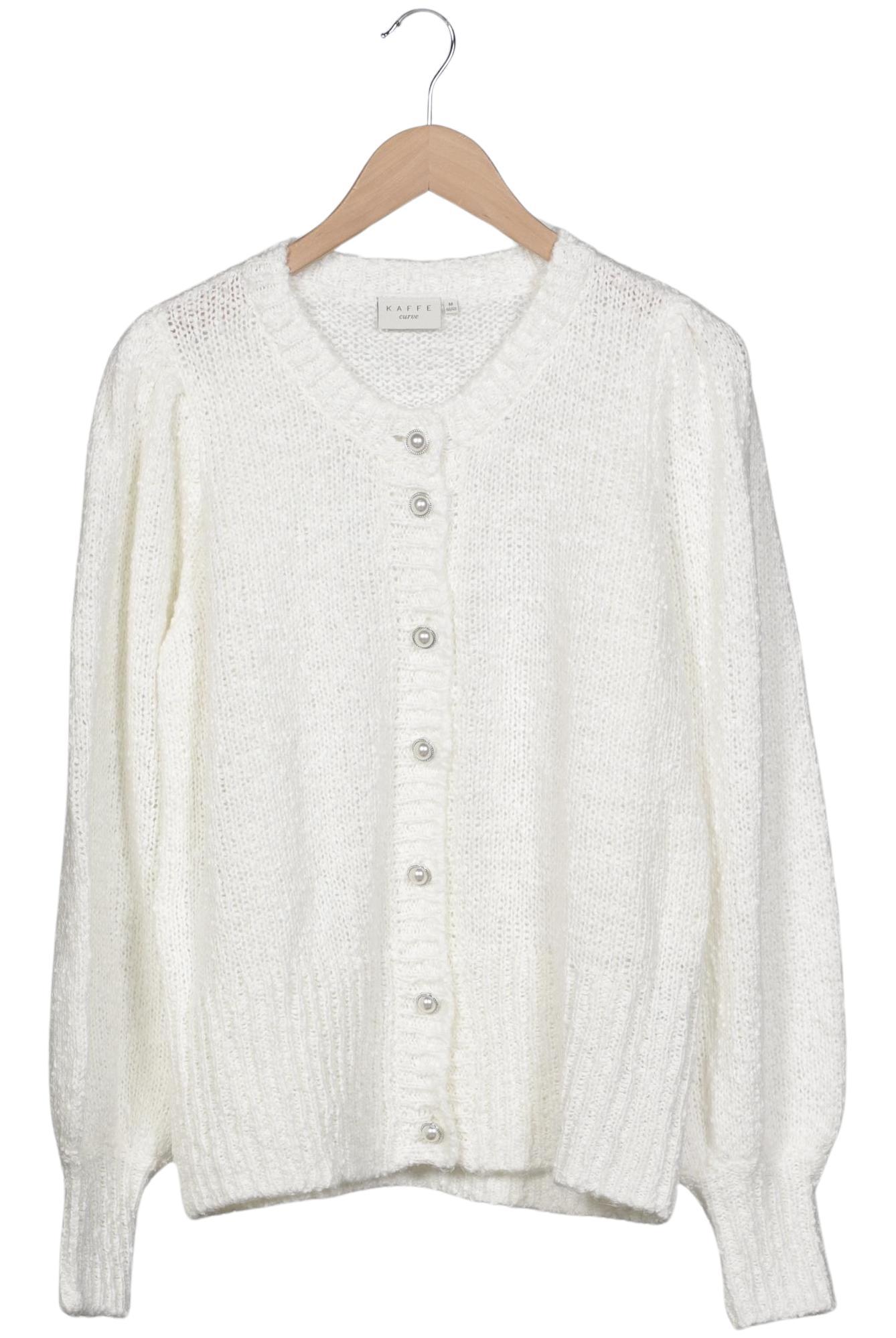 

Kaffe Damen Strickjacke, weiß, Gr. 38