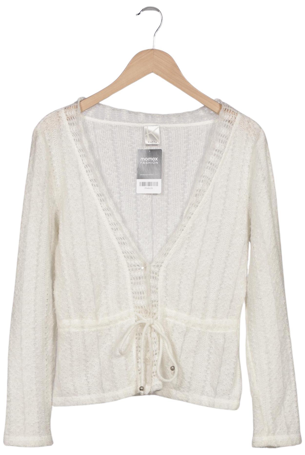 

Kaffe Damen Strickjacke, weiß, Gr. 36