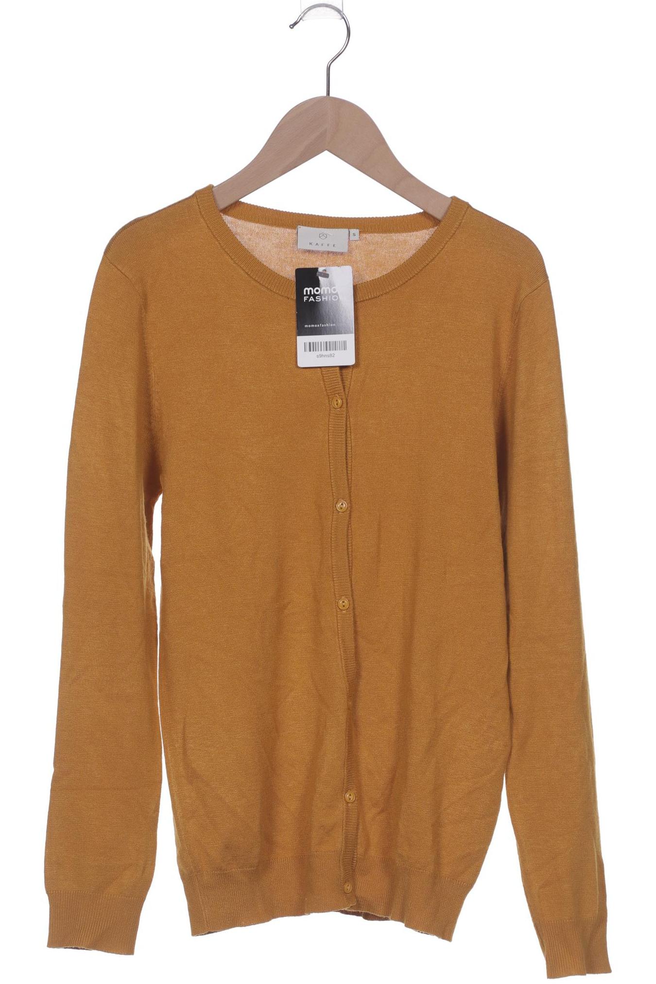 

Kaffe Damen Strickjacke, gelb, Gr. 36