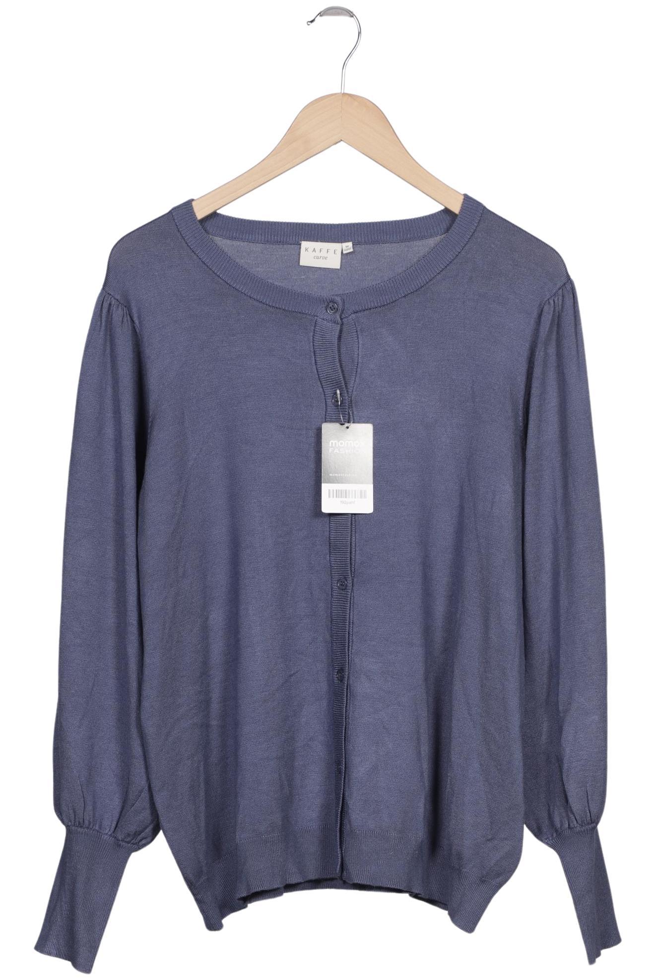 

Kaffe Damen Strickjacke, blau, Gr. 38