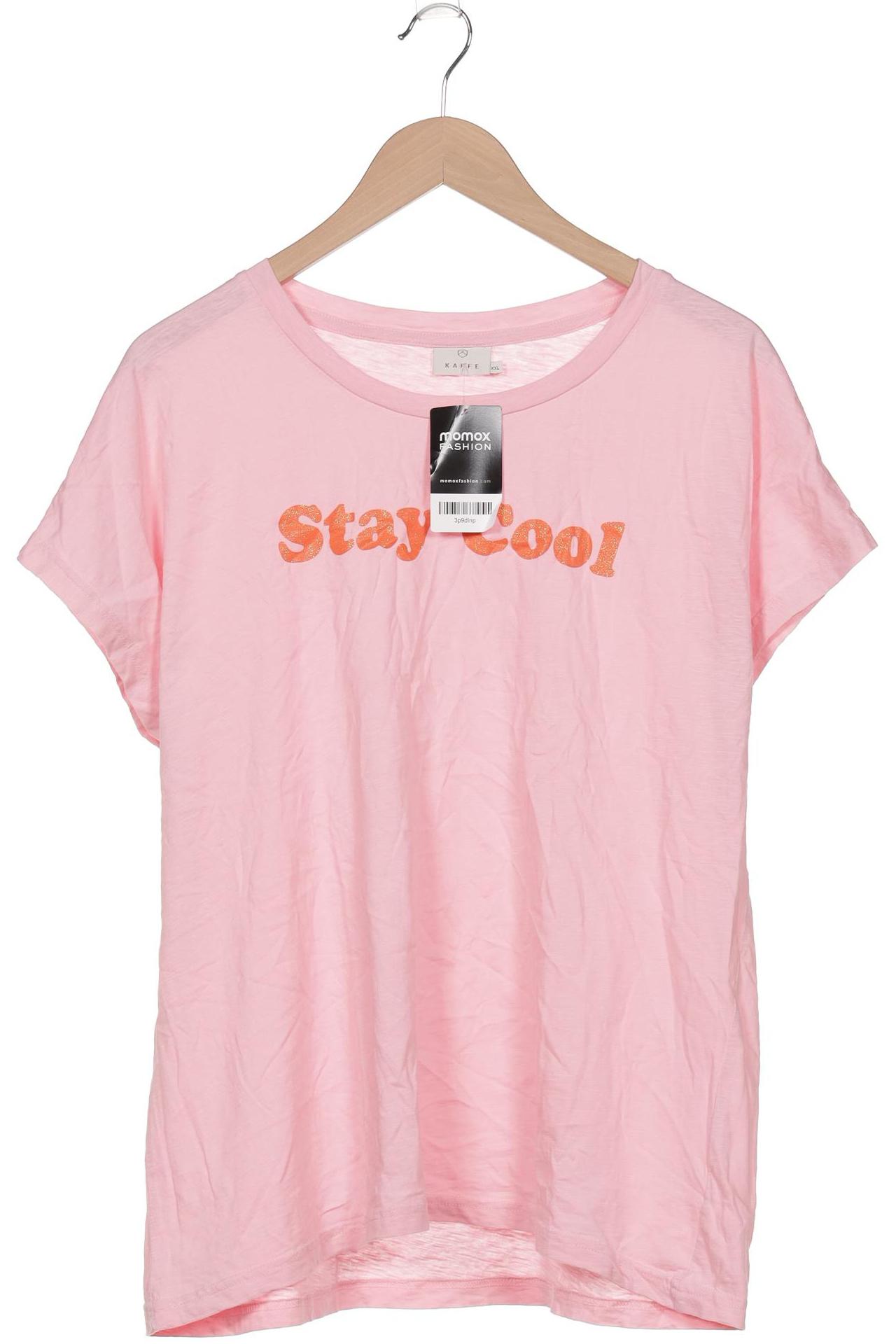 

Kaffe Damen T-Shirt, pink, Gr. 46
