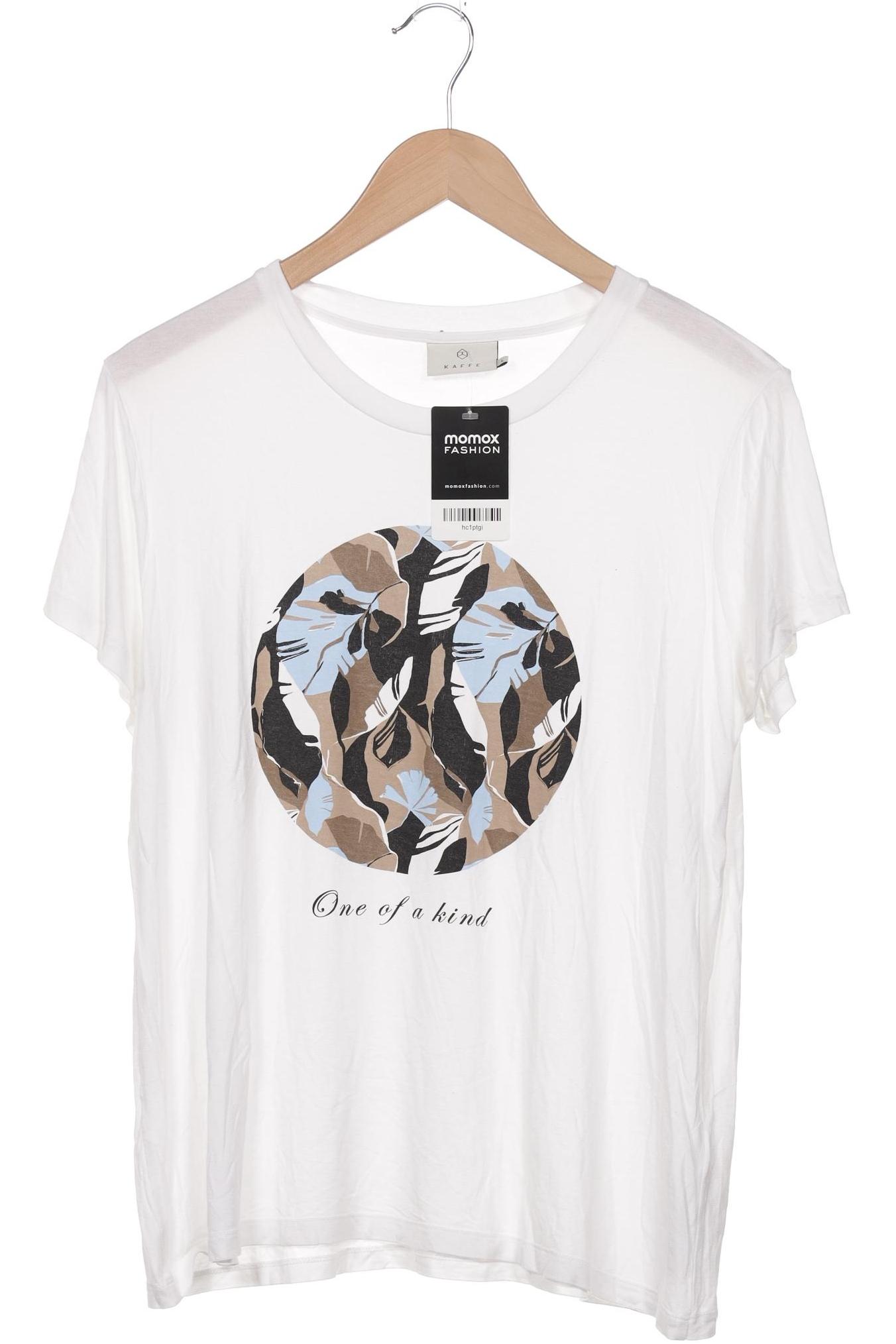 

Kaffe Damen T-Shirt, weiß, Gr. 42