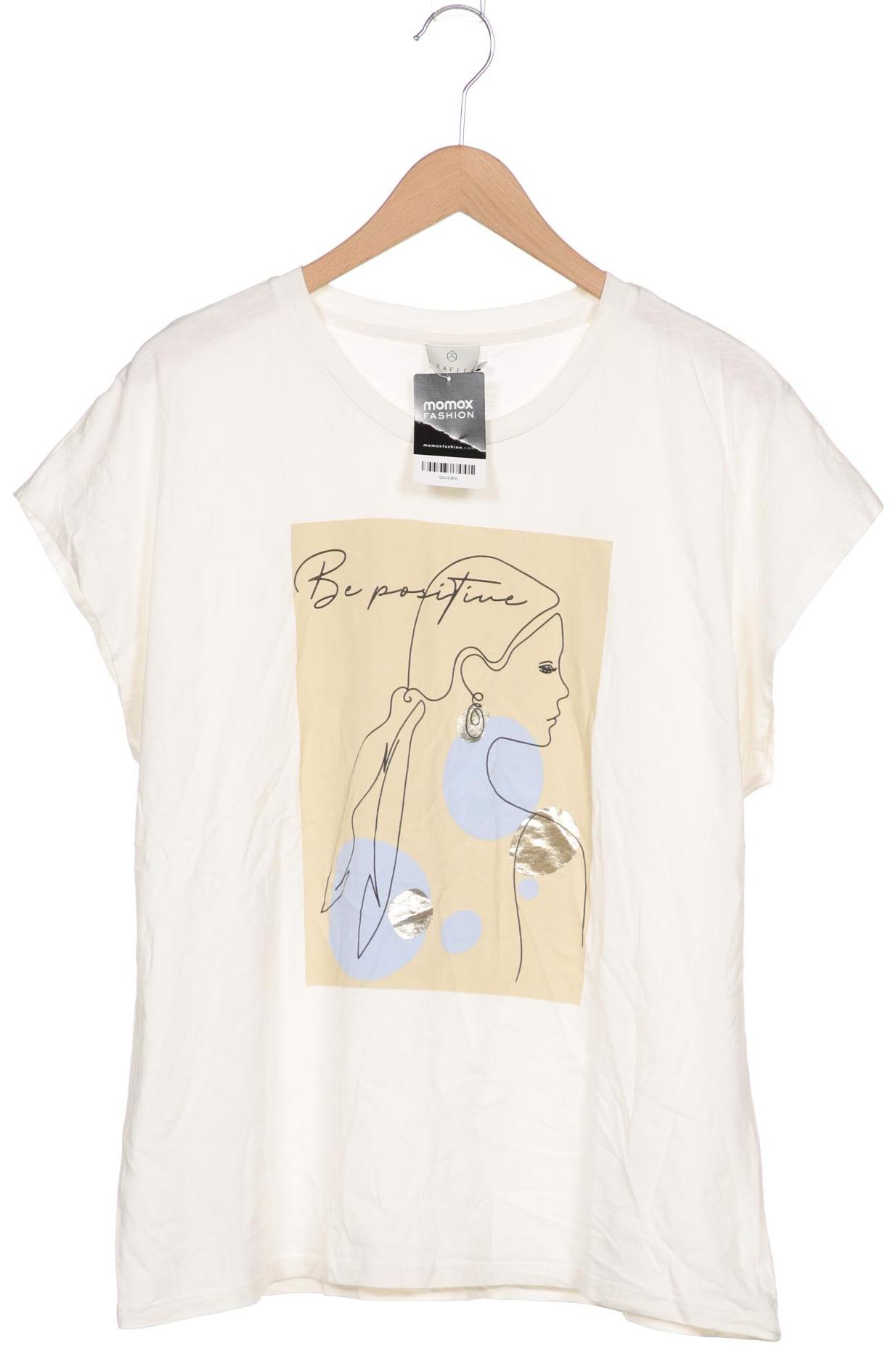

Kaffe Damen T-Shirt, cremeweiß, Gr. 46