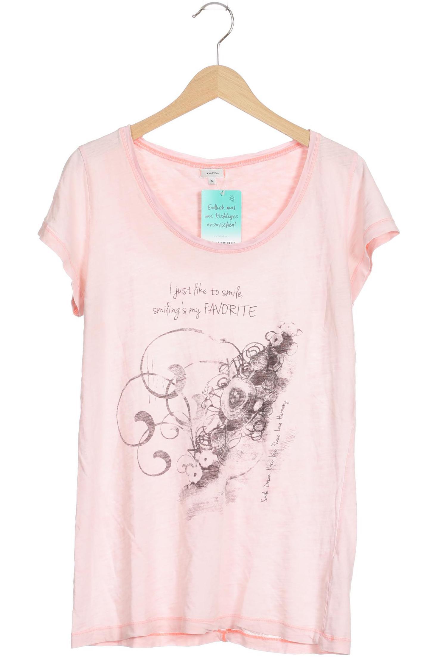 

Kaffe Damen T-Shirt, pink, Gr.
