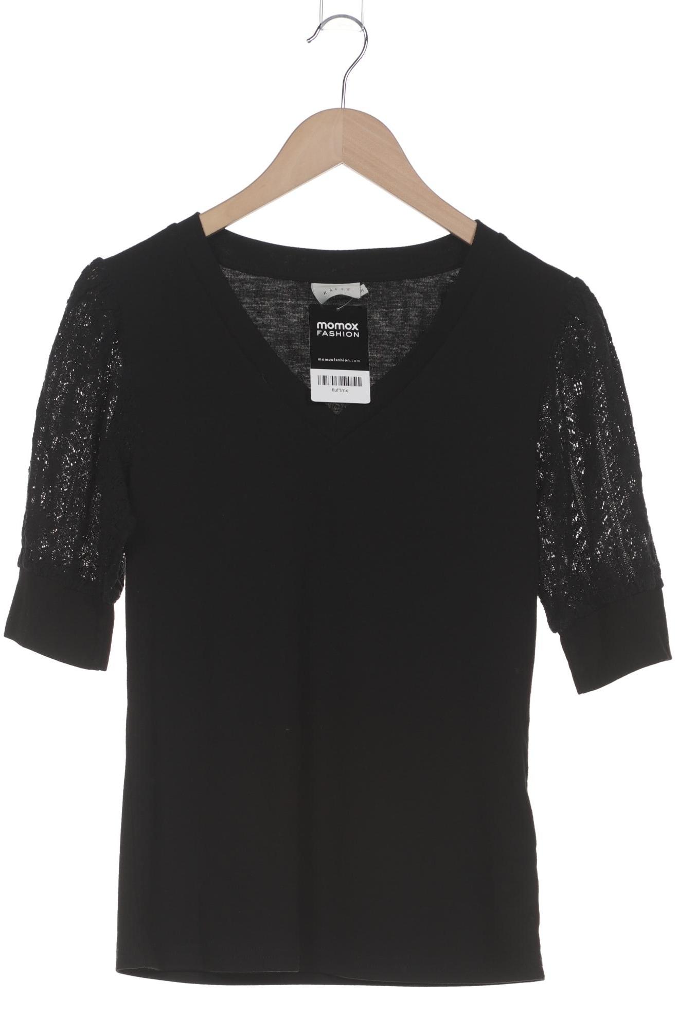 

Kaffe Damen T-Shirt, schwarz, Gr. 38