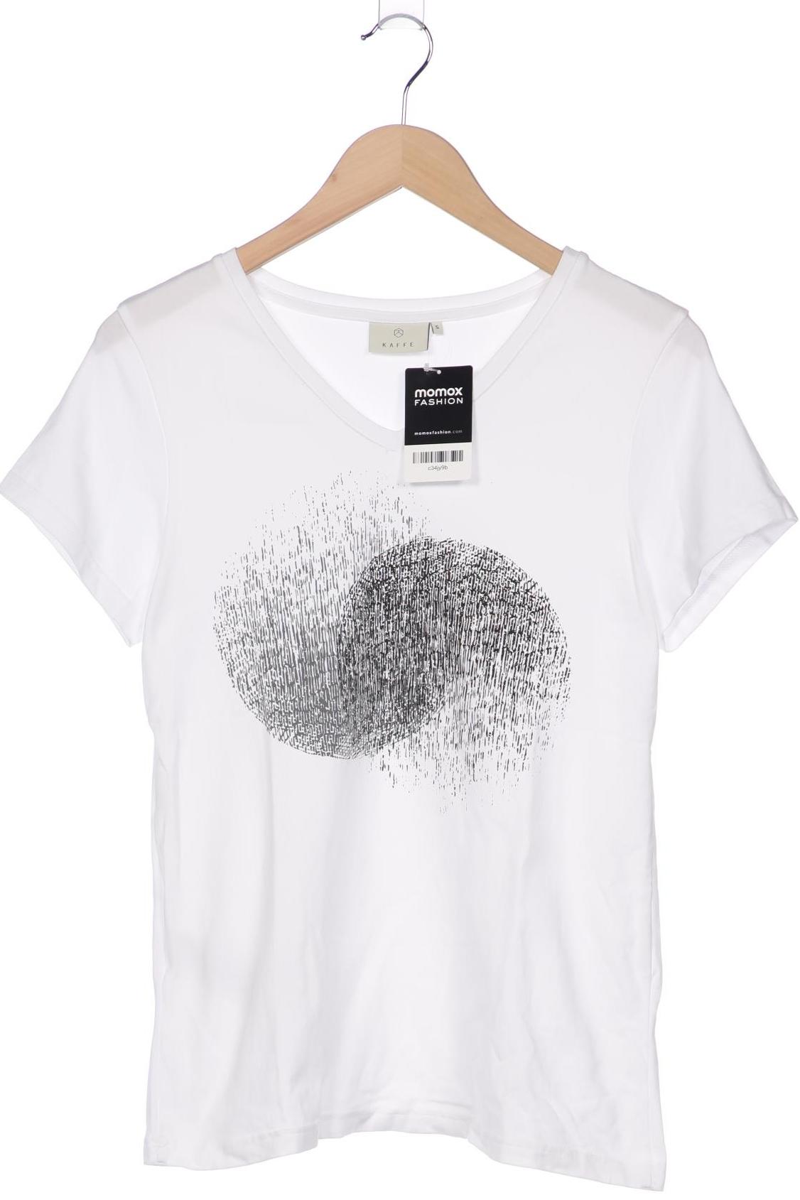 

Kaffe Damen T-Shirt, weiß, Gr. 36