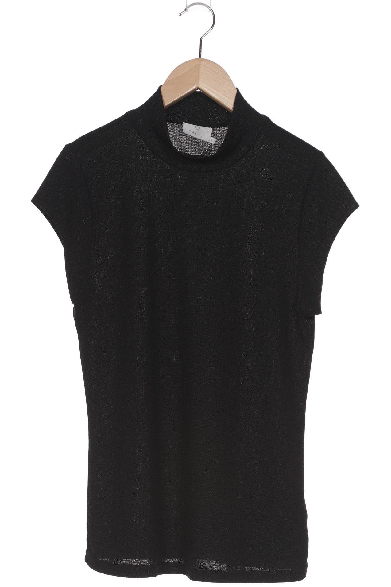 

Kaffe Damen T-Shirt, schwarz, Gr. 42