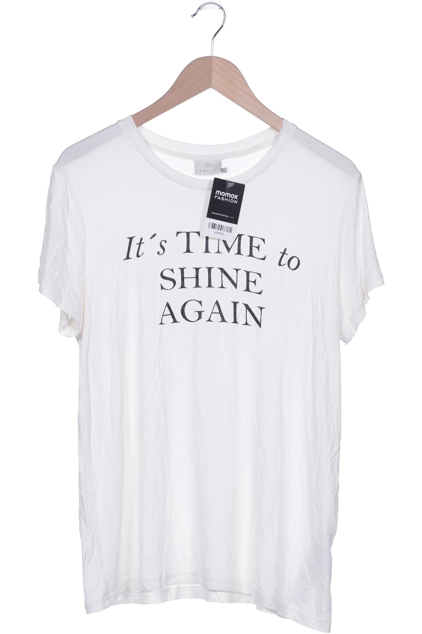 

Kaffe Damen T-Shirt, cremeweiß, Gr. 44