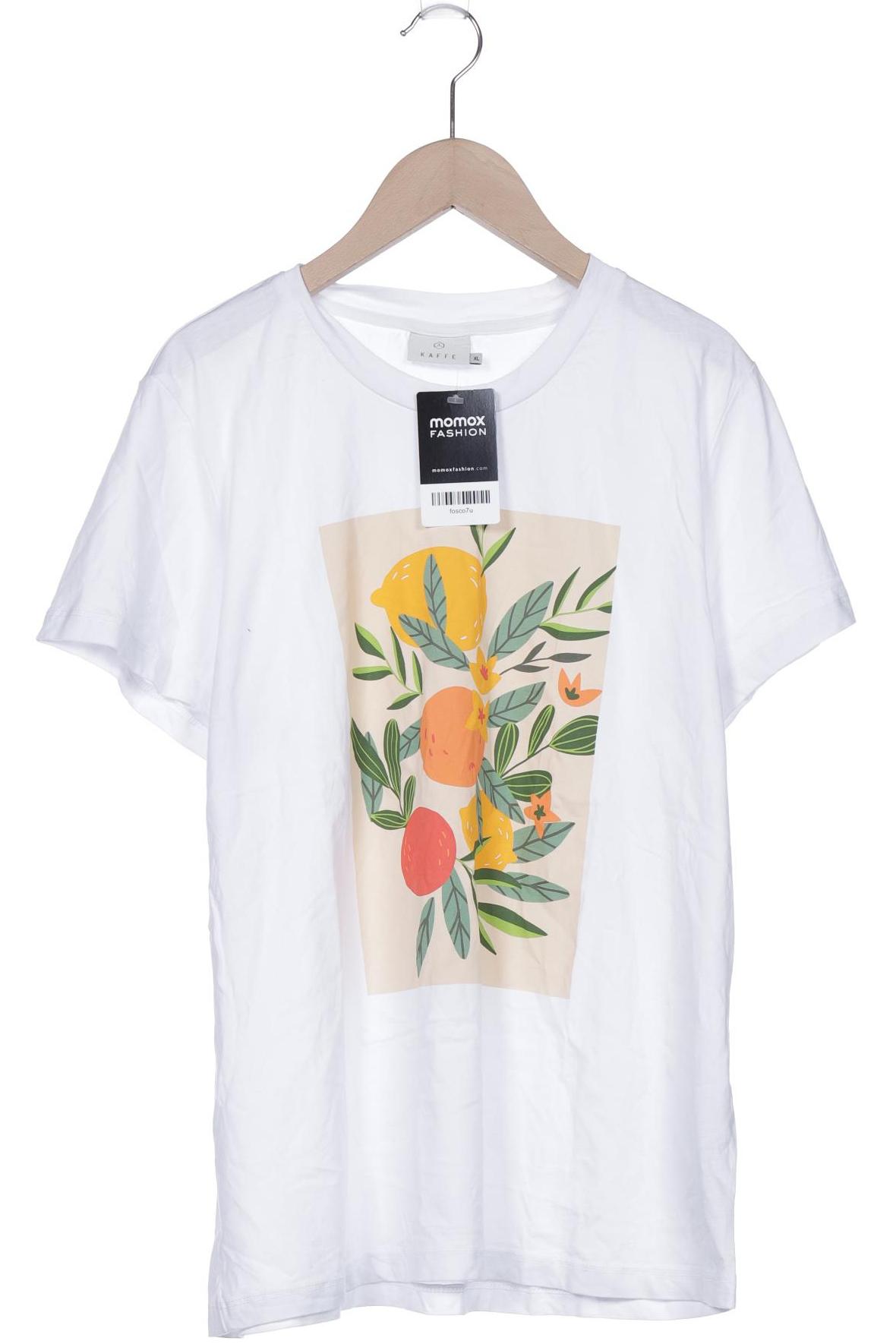 

Kaffe Damen T-Shirt, weiß, Gr. 44