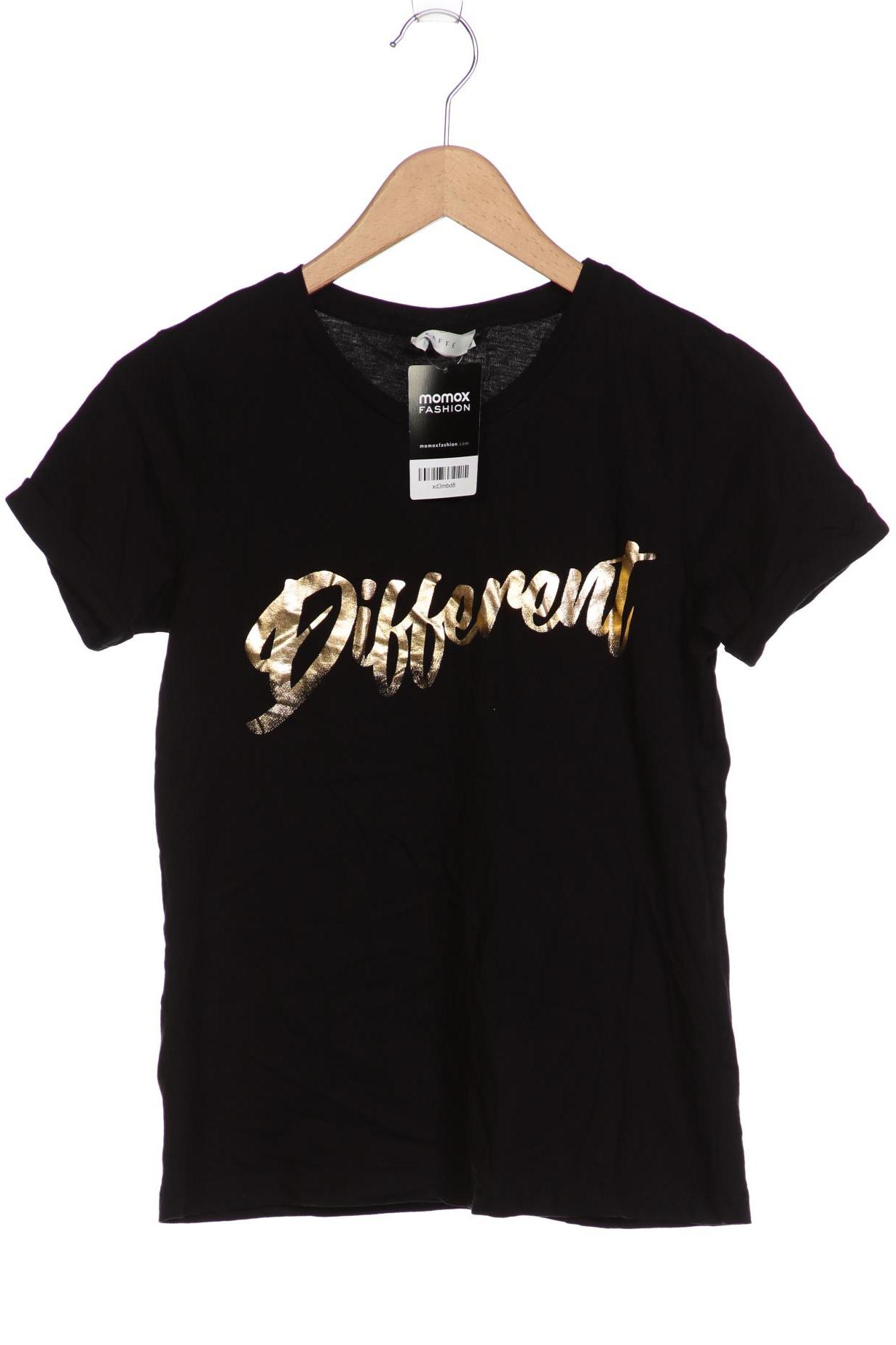 

Kaffe Damen T-Shirt, schwarz