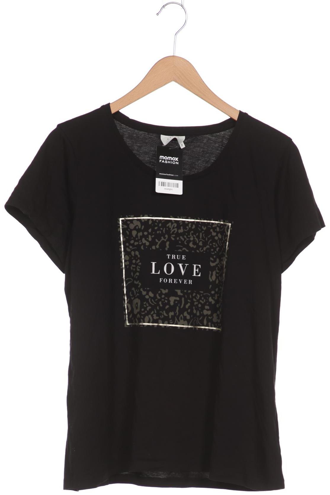 

Kaffe Damen T-Shirt, schwarz