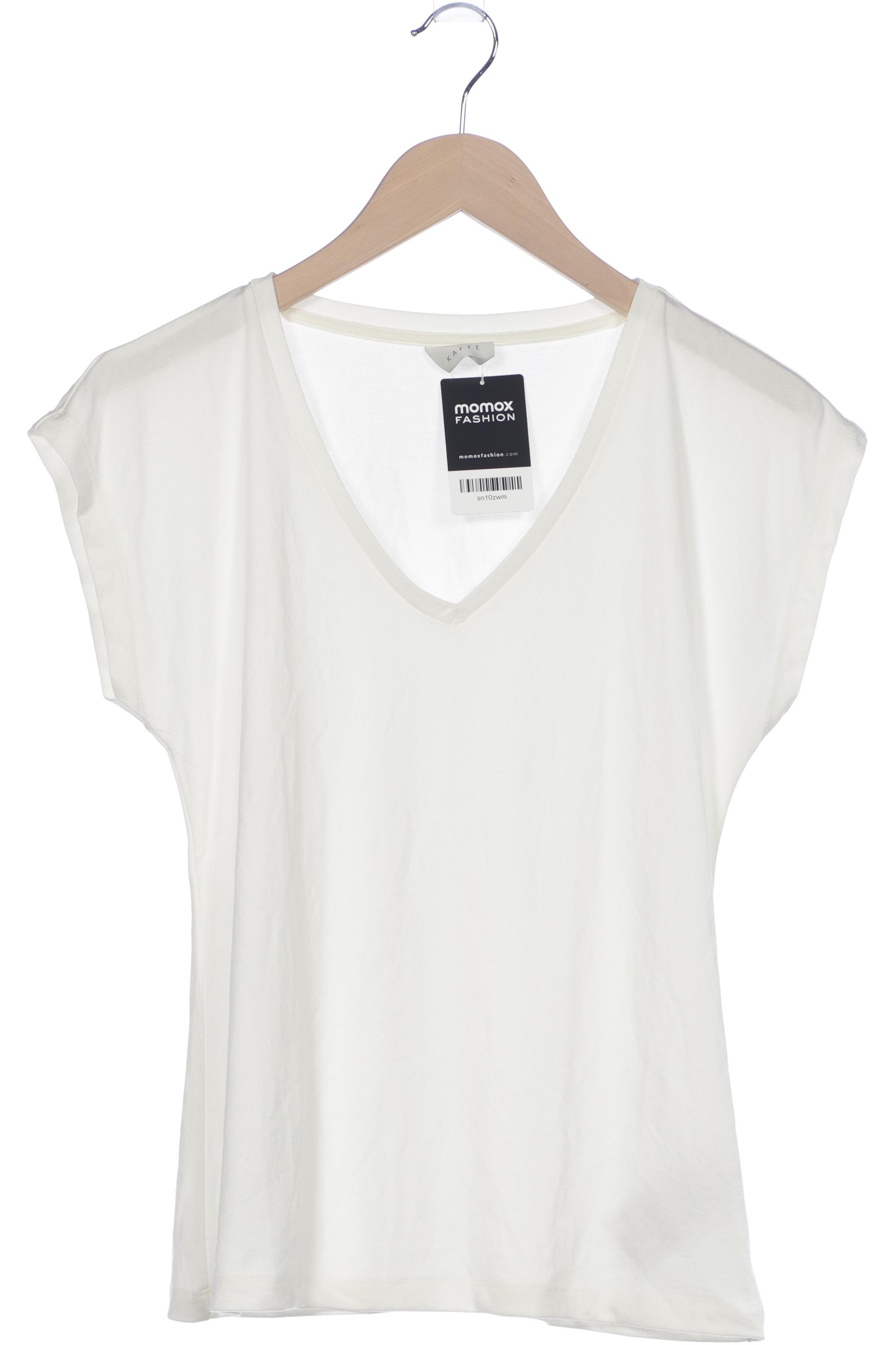 

Kaffe Damen T-Shirt, cremeweiß, Gr. 34