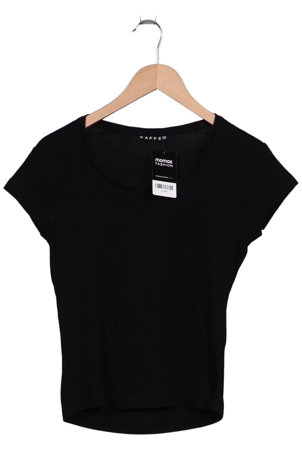 

Kaffe Damen T-Shirt, schwarz, Gr. 38