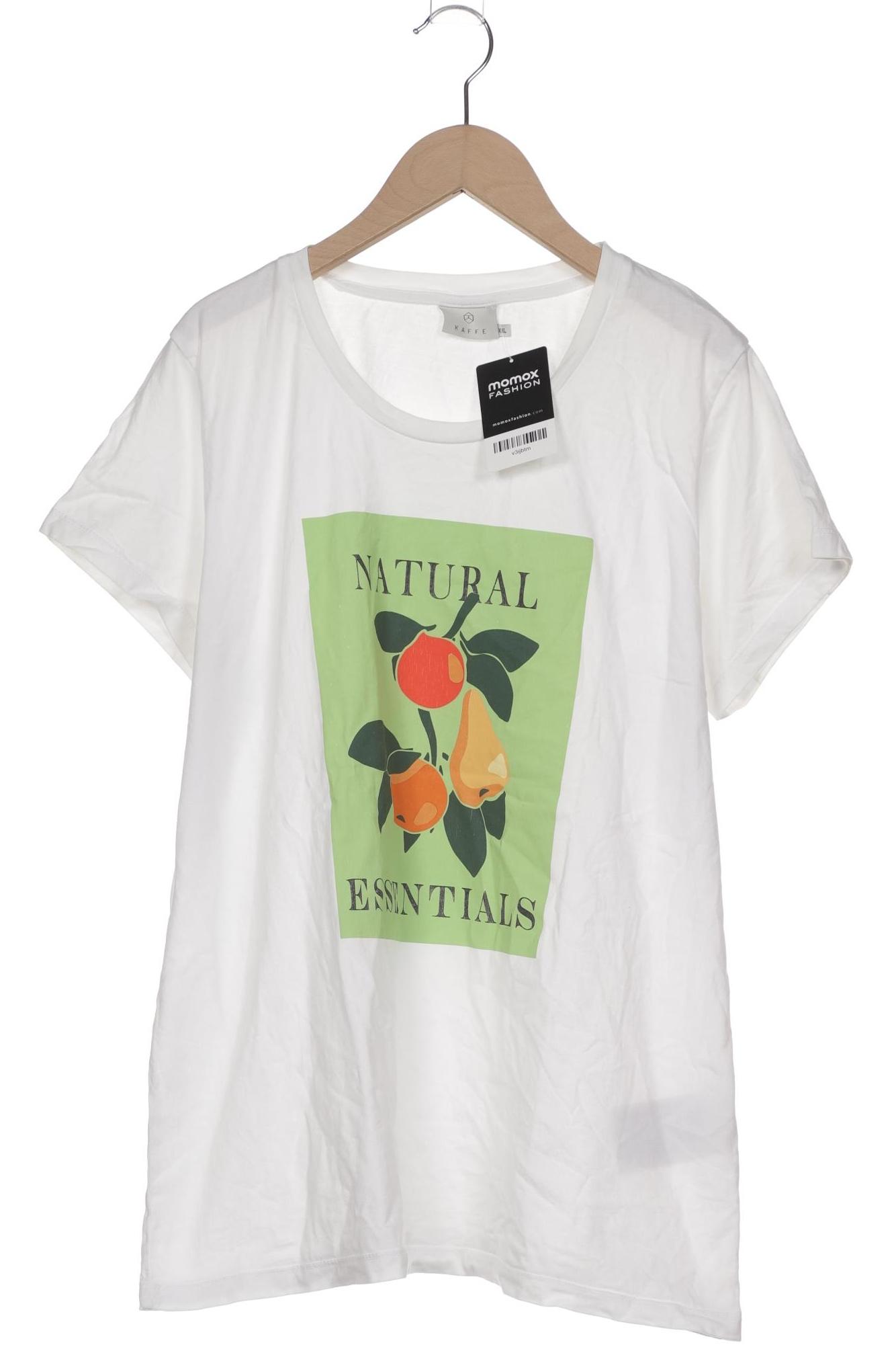 

Kaffe Damen T-Shirt, weiß, Gr. 46