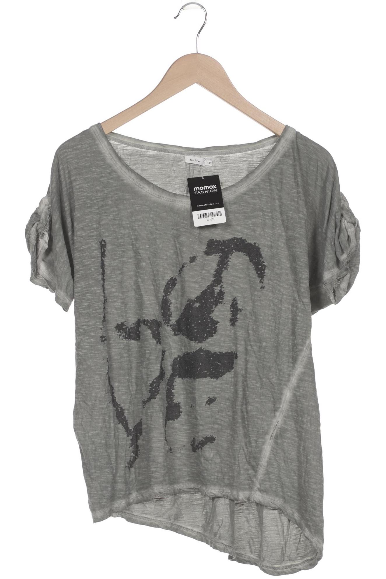 

Kaffe Damen T-Shirt, grau, Gr. 34