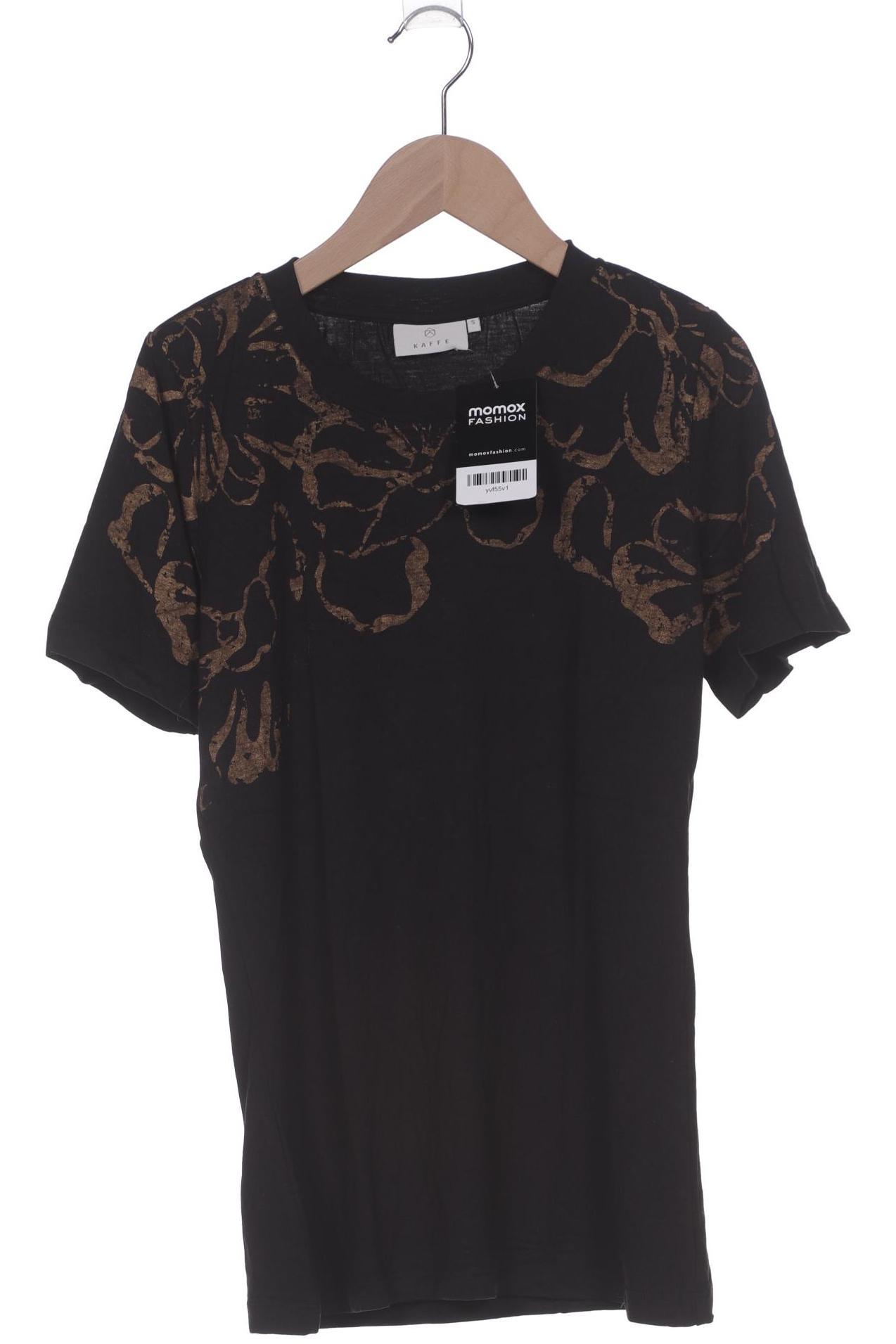 

Kaffe Damen T-Shirt, schwarz, Gr. 36