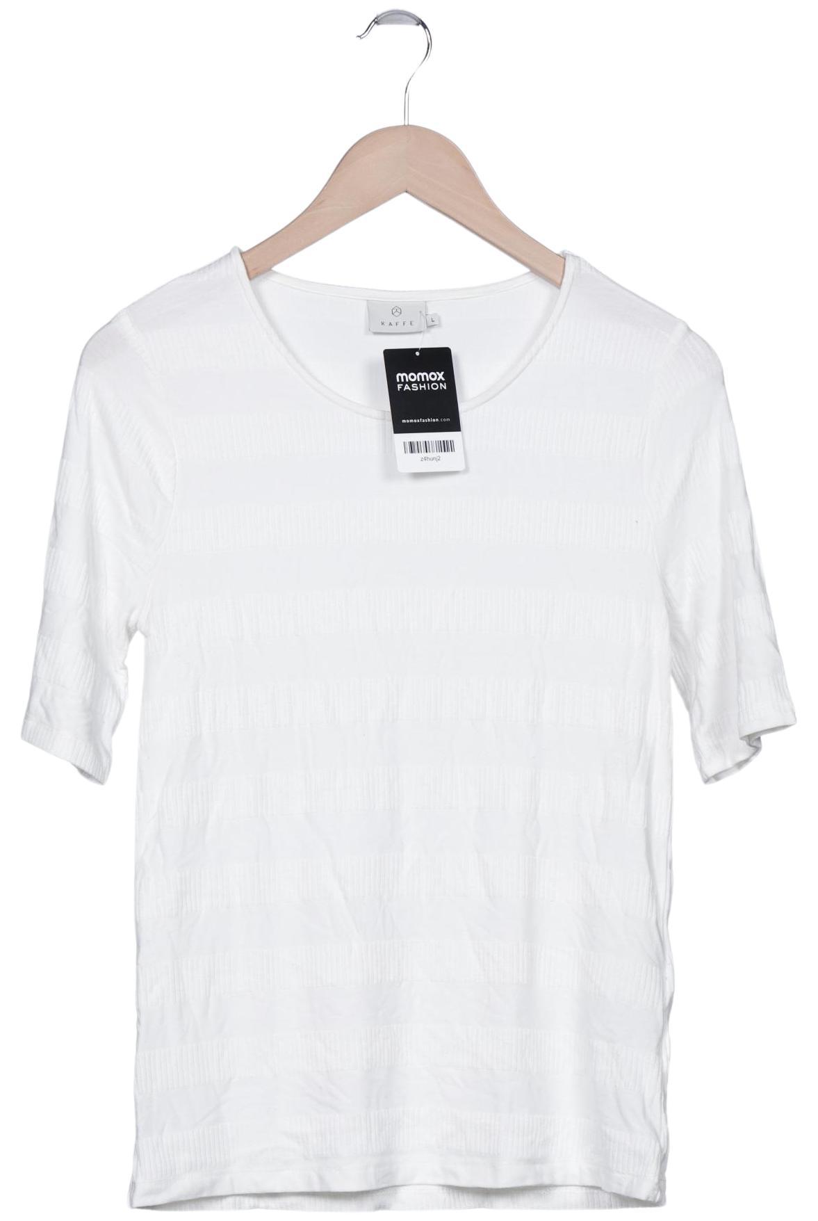 

Kaffe Damen T-Shirt, weiß, Gr. 42