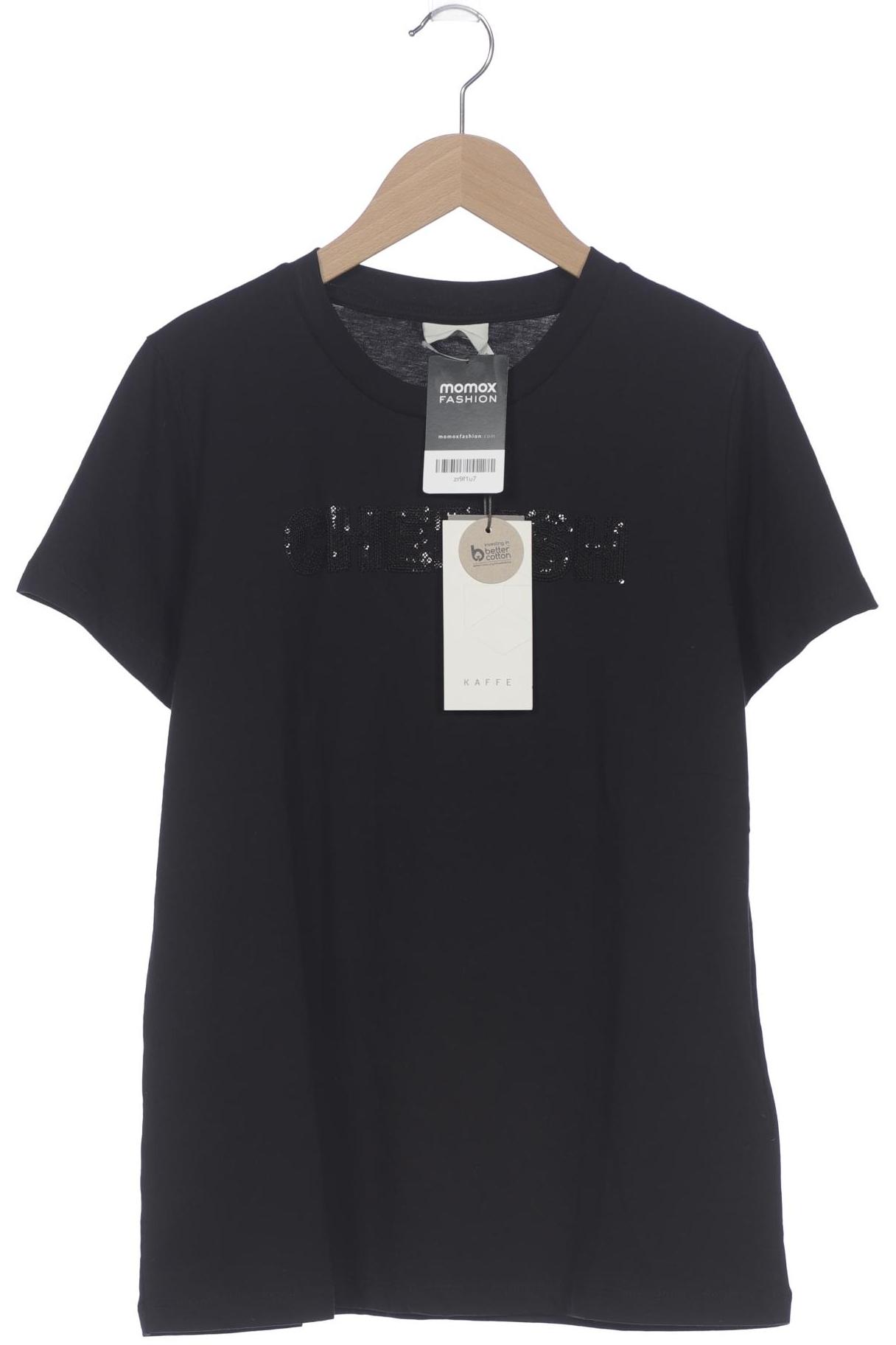 

Kaffe Damen T-Shirt, schwarz, Gr. 36