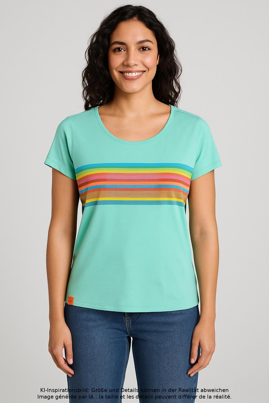 

Kaikkialla Damen T-Shirt, hellgrün, Gr. 42