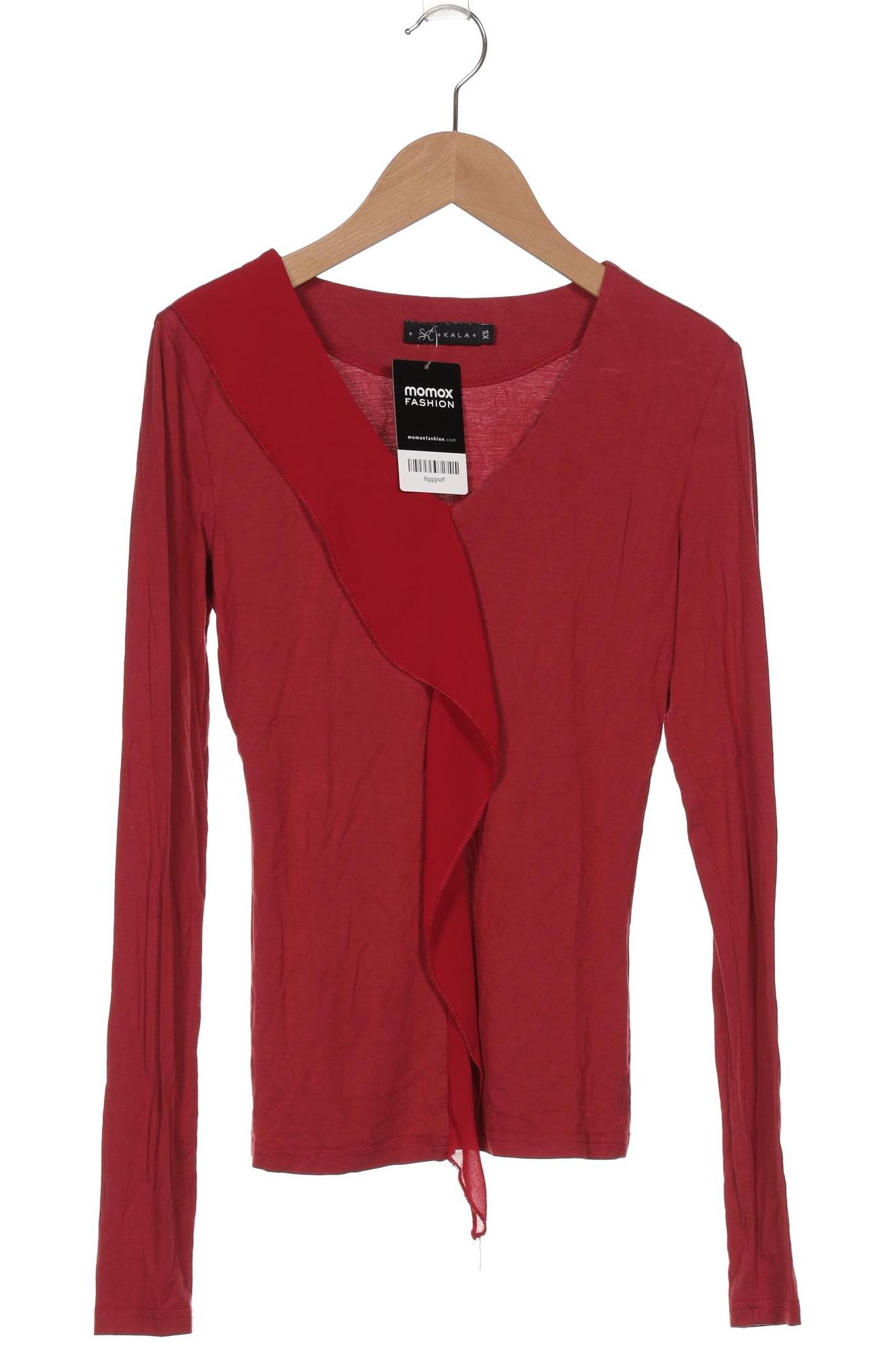 Thumbnail - Kala Fashion Damen Langarmshirt, bordeaux, Gr. 34